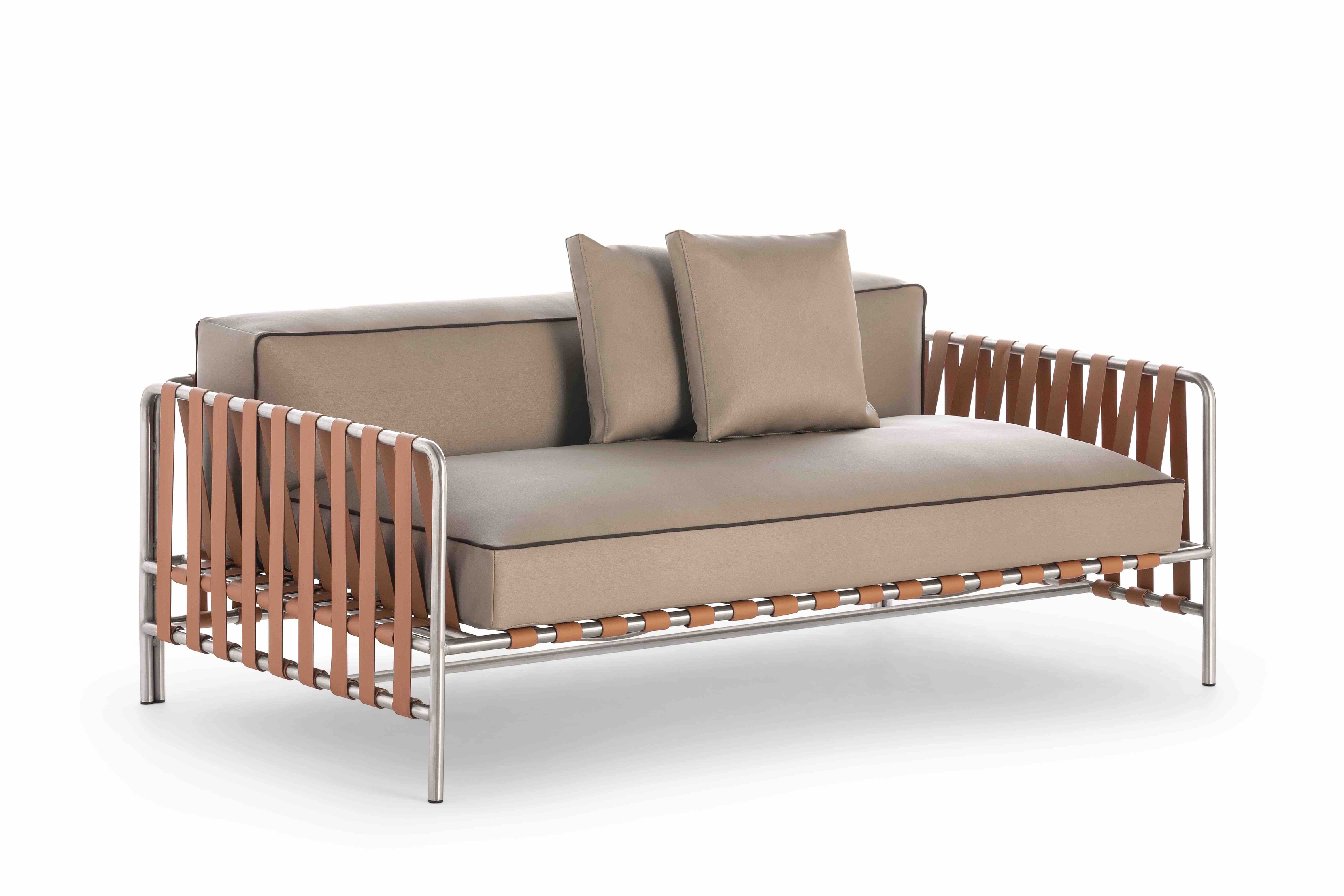 1onsen 2 seat sofa silvertex sandstone 46