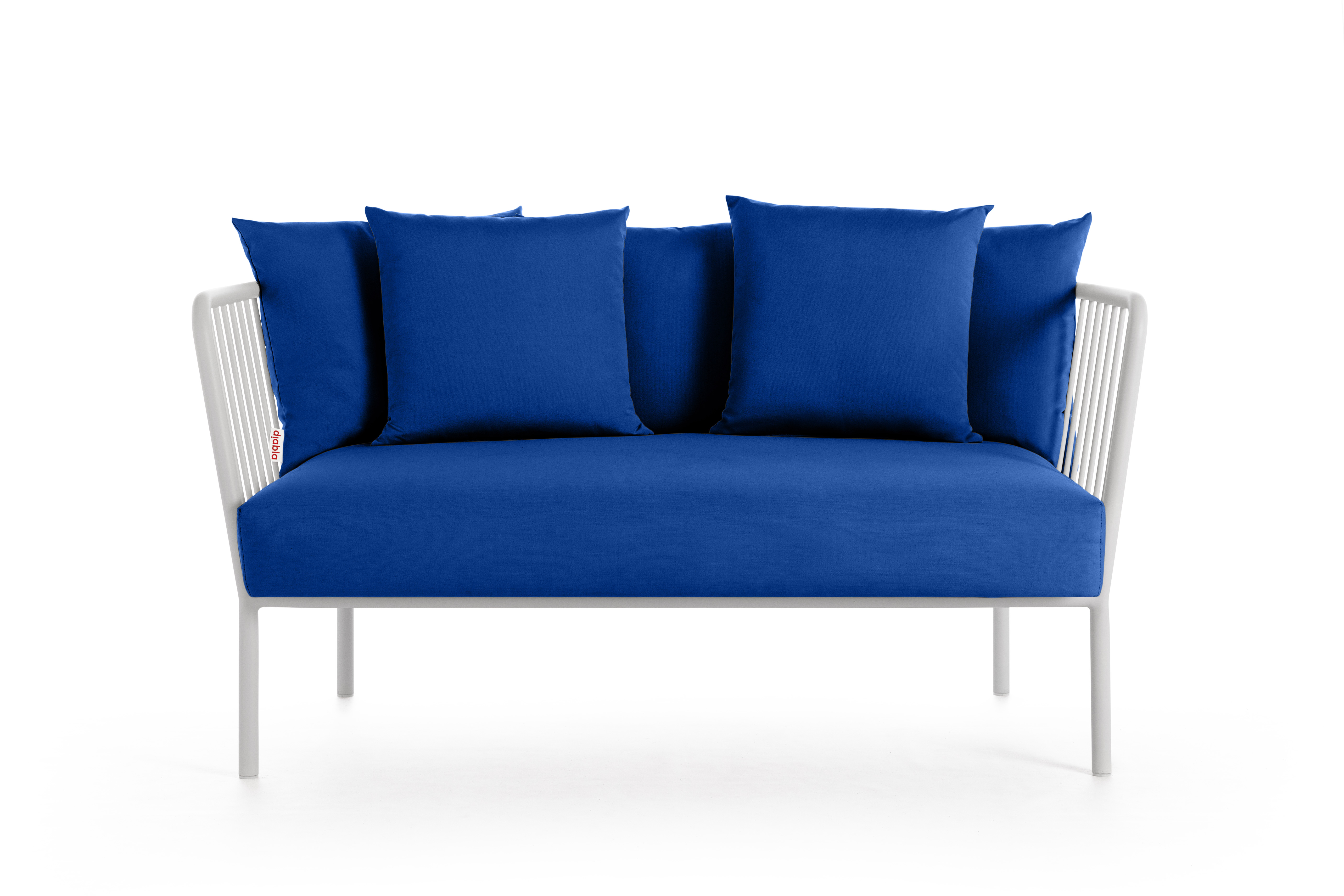 ARP 2 seat sofa front plain blue