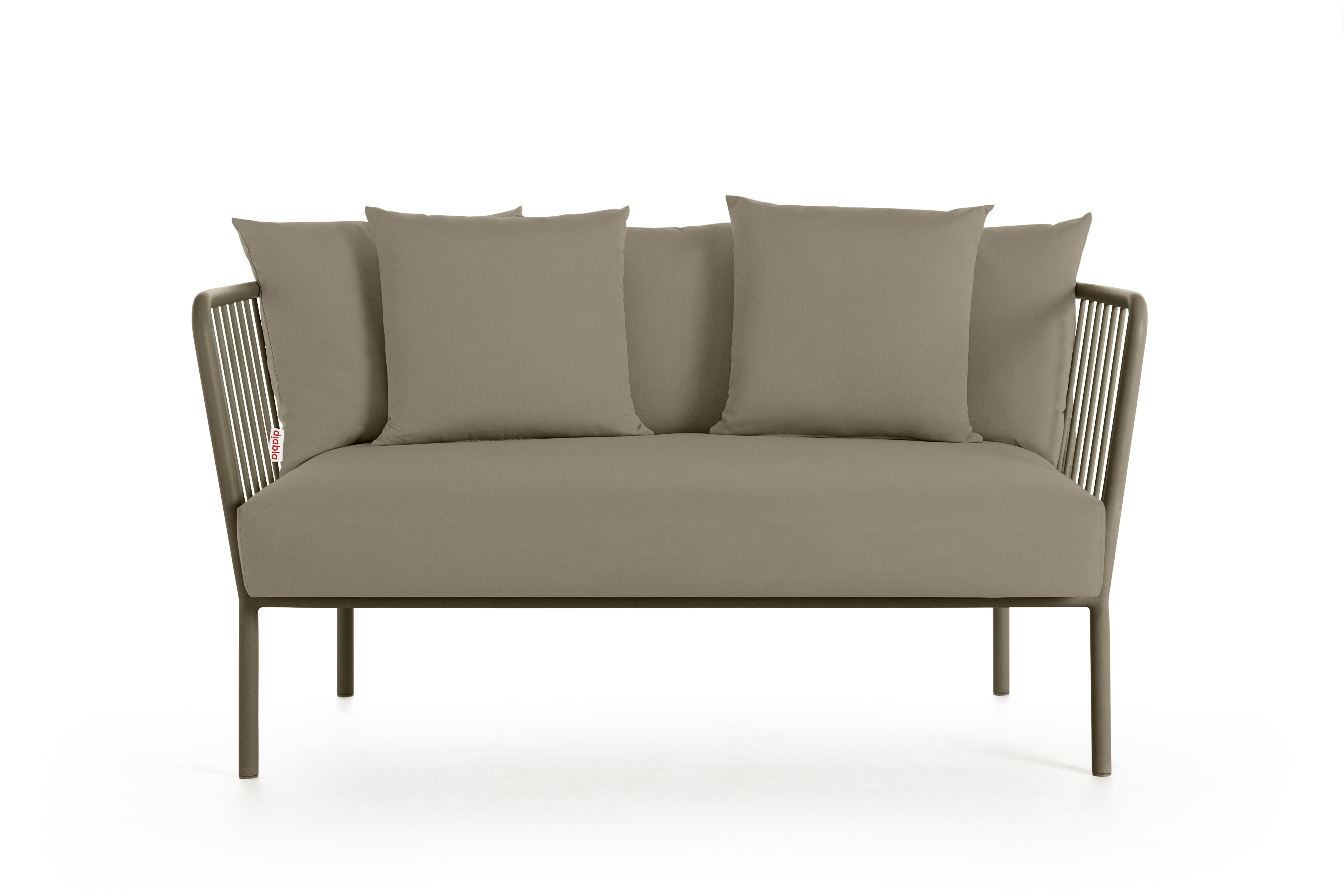 ARP 2 seat sofa front plain bronze