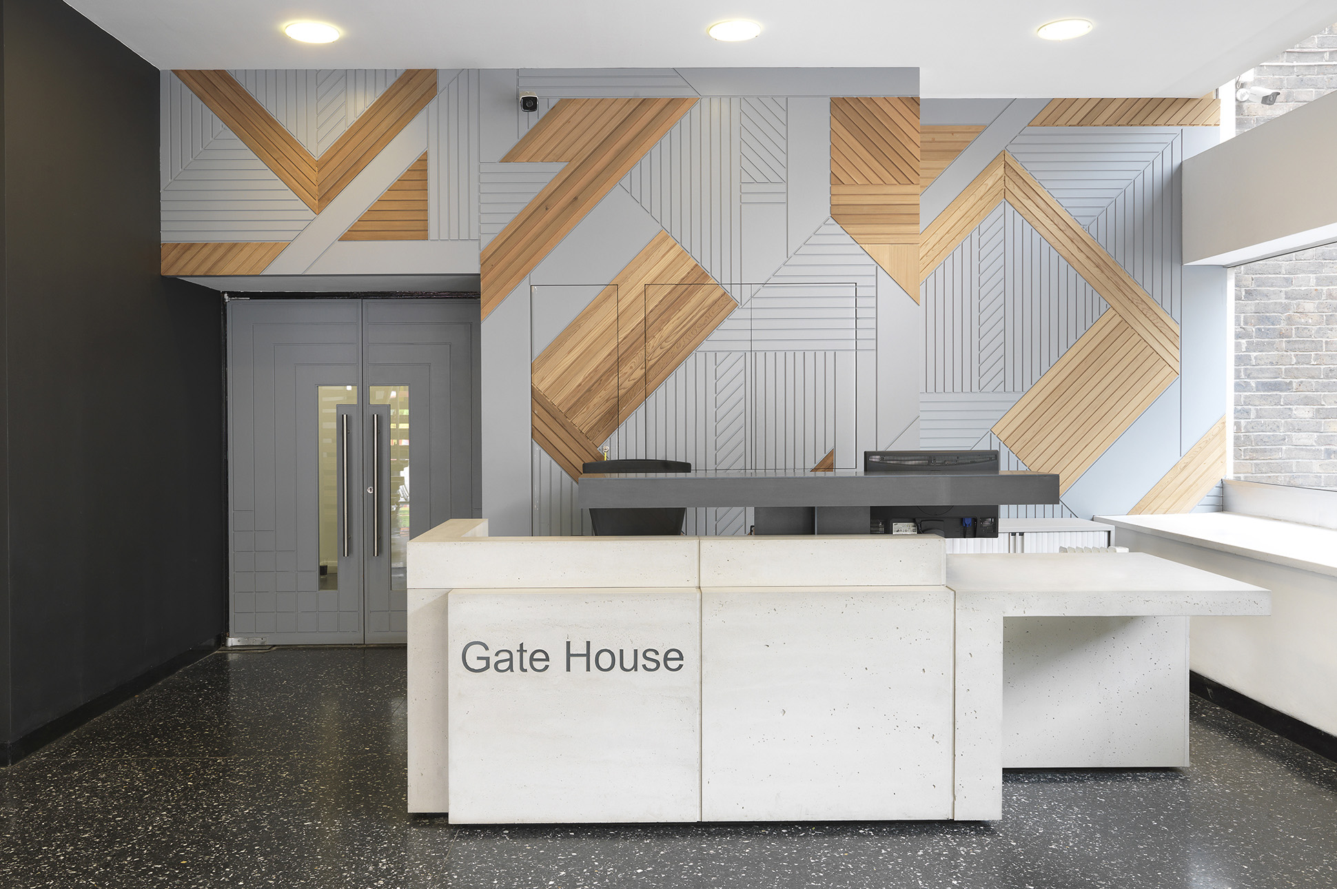 Concrete Modular Reception Desk