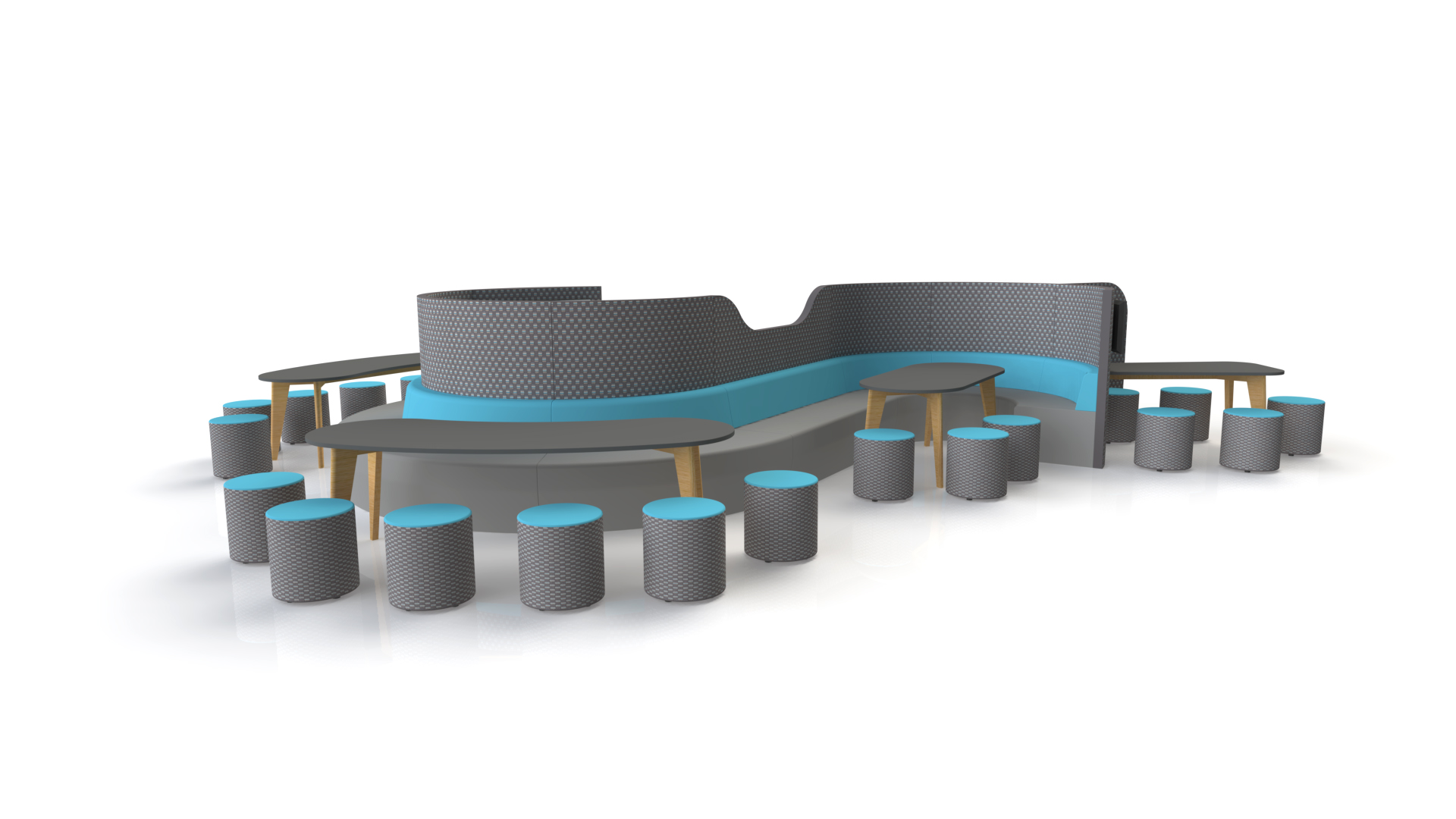 Curved Seating Meet Media v2