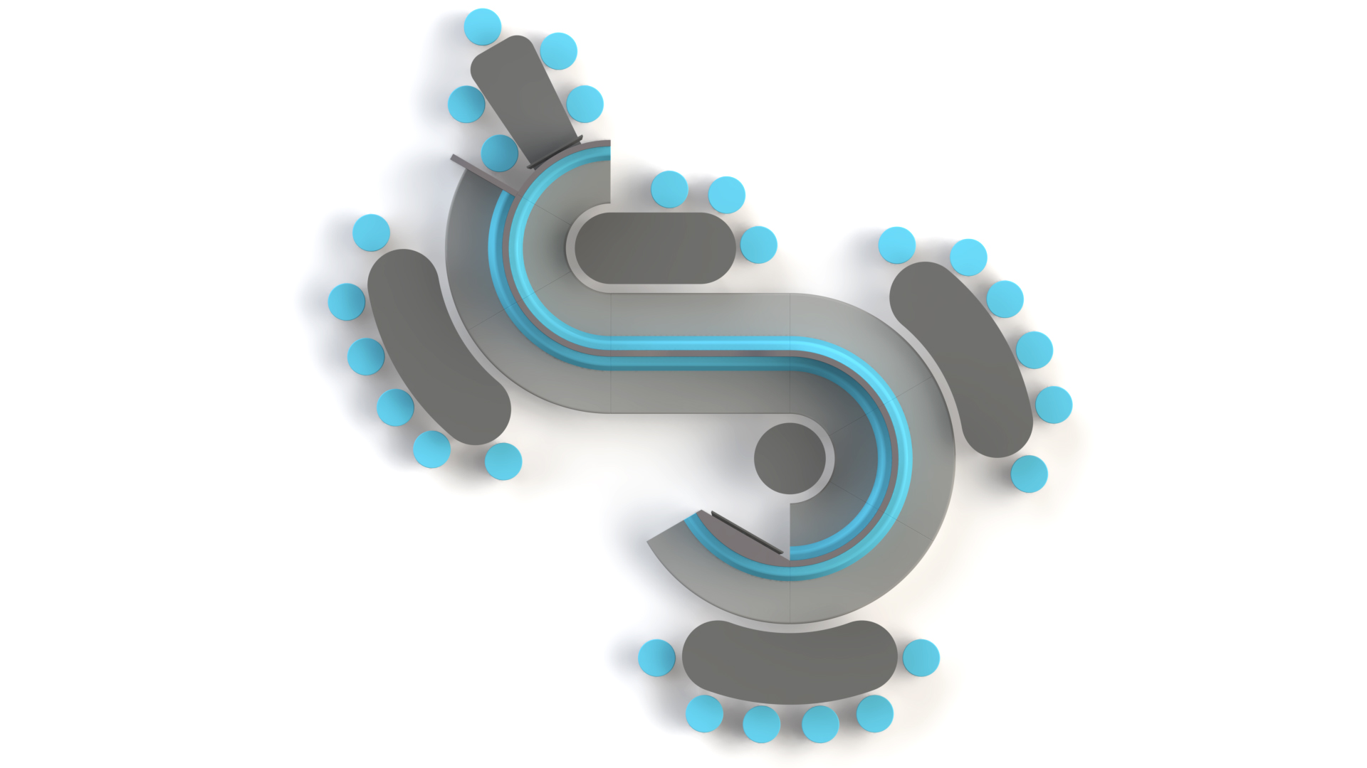 Curved Seating Meet Media v5