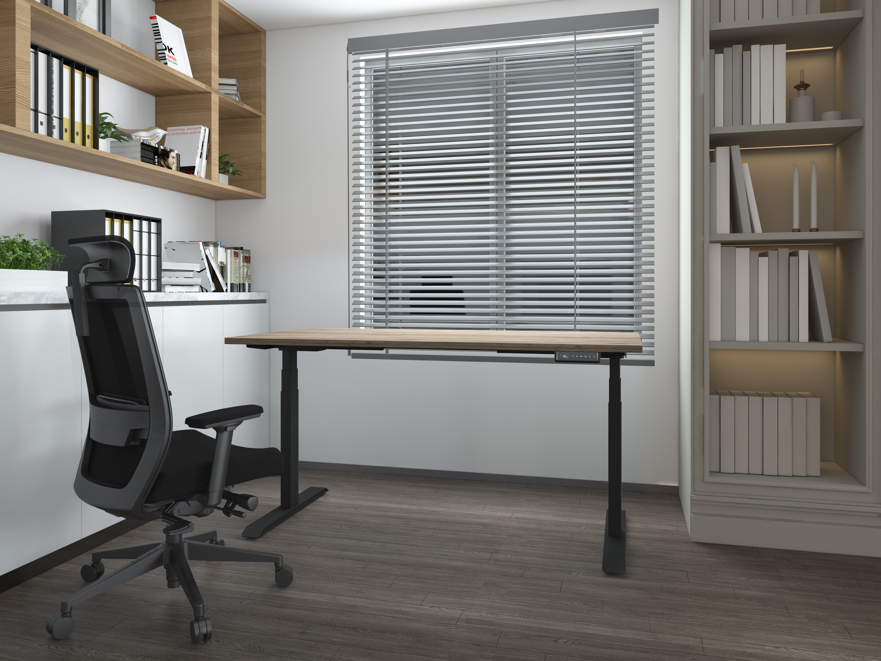 Flow Black frame with logan tabletop