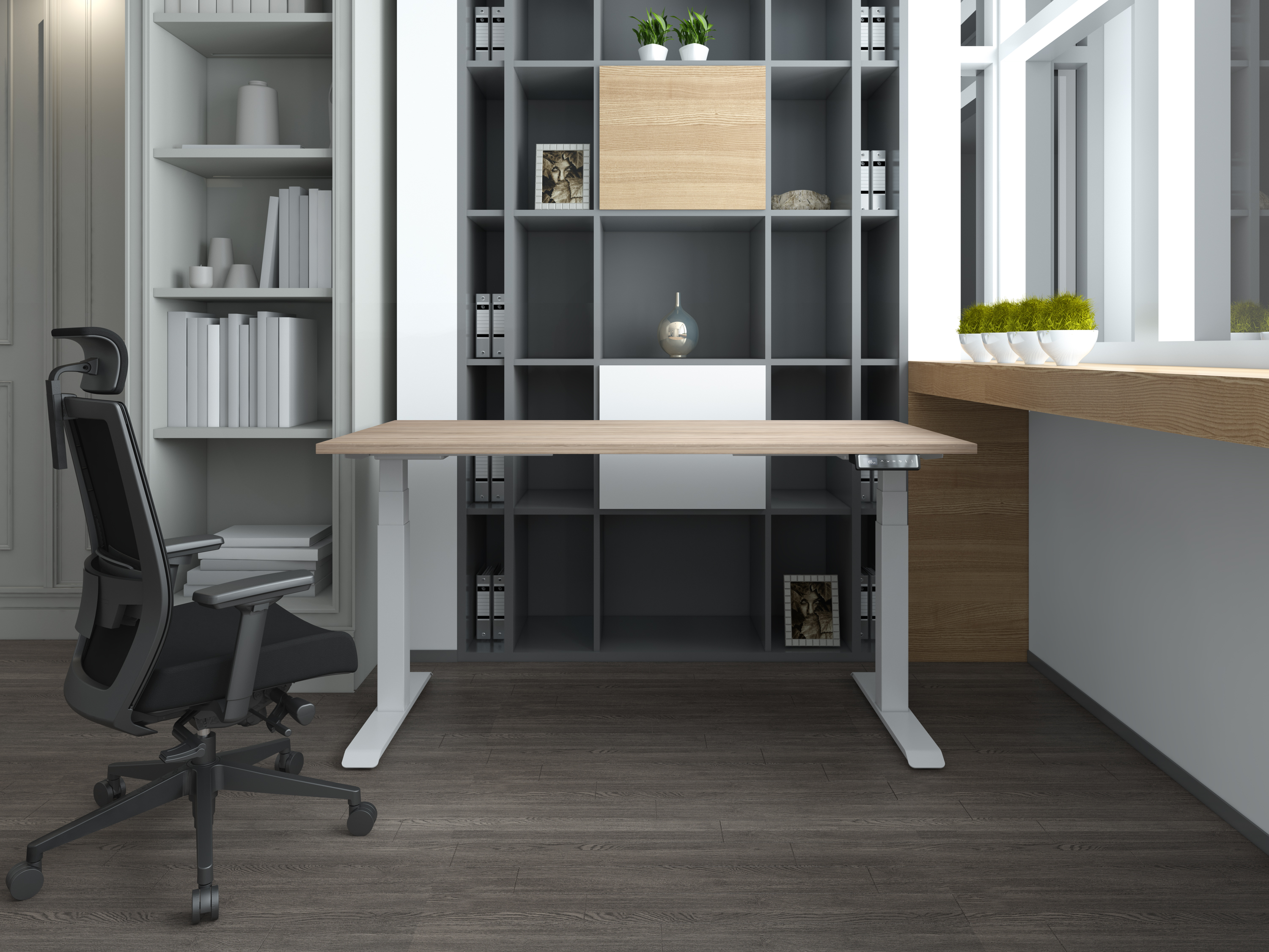 Joy White frame with robson tabletop