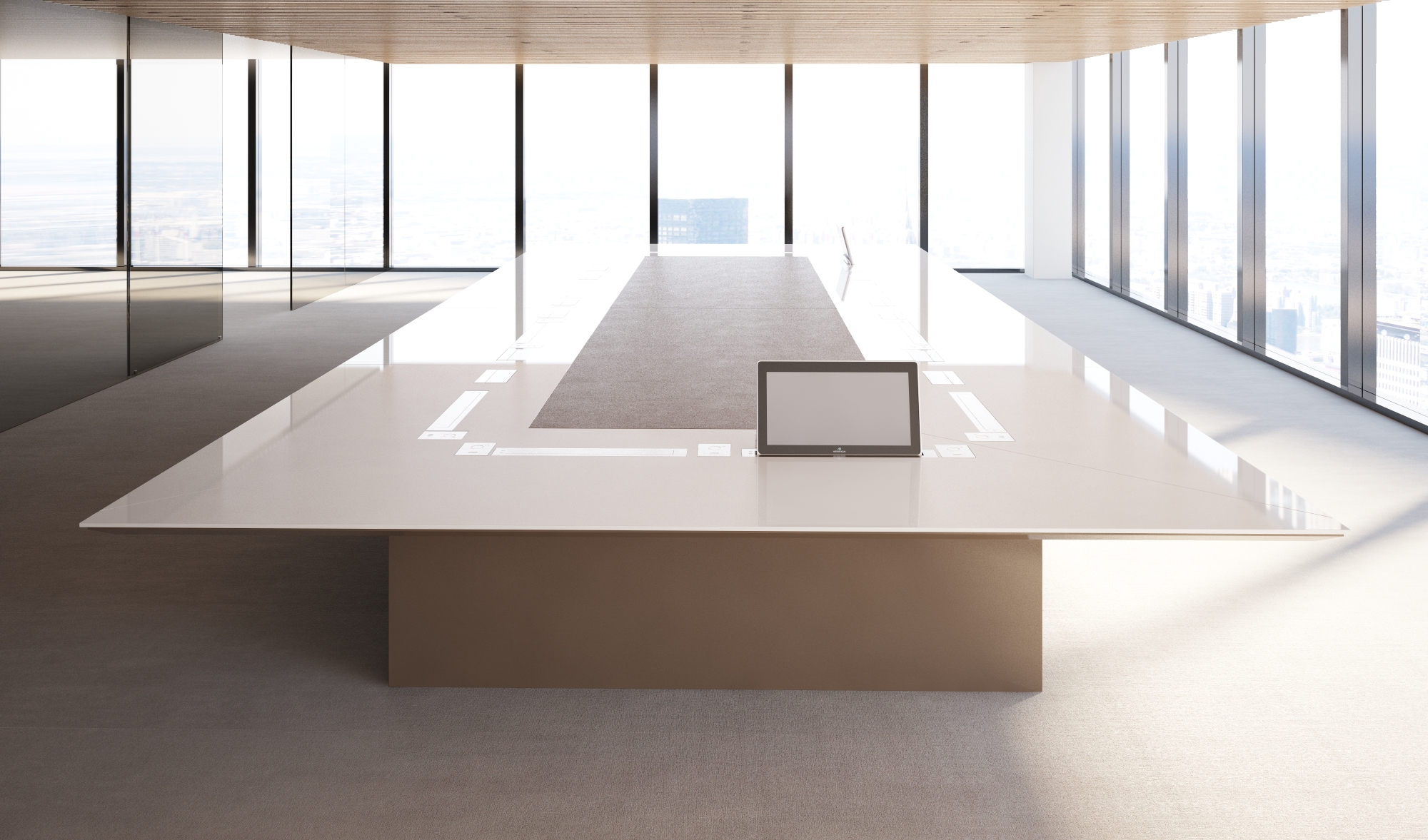 MEET glass LEATHER KUBO