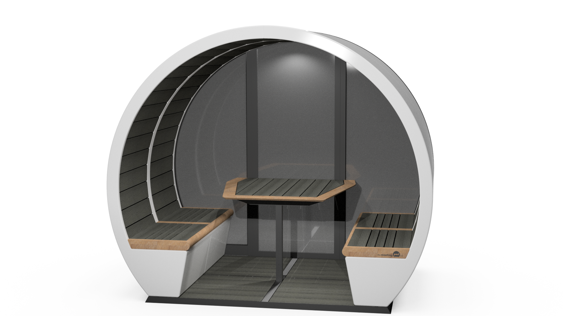 Outdoor Pod 4 Person Part Enclosed
