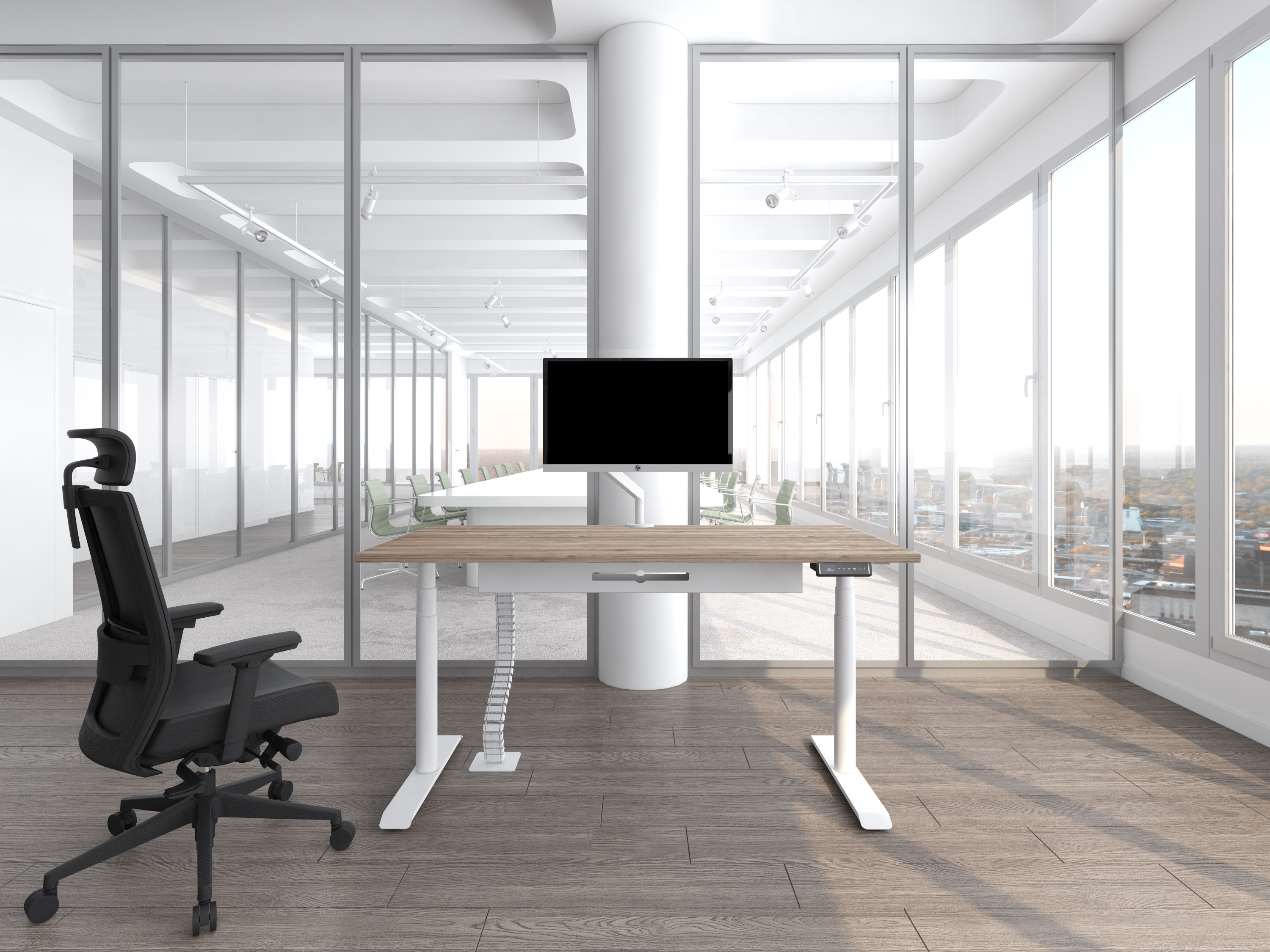 Ring White frame with logan tabletop