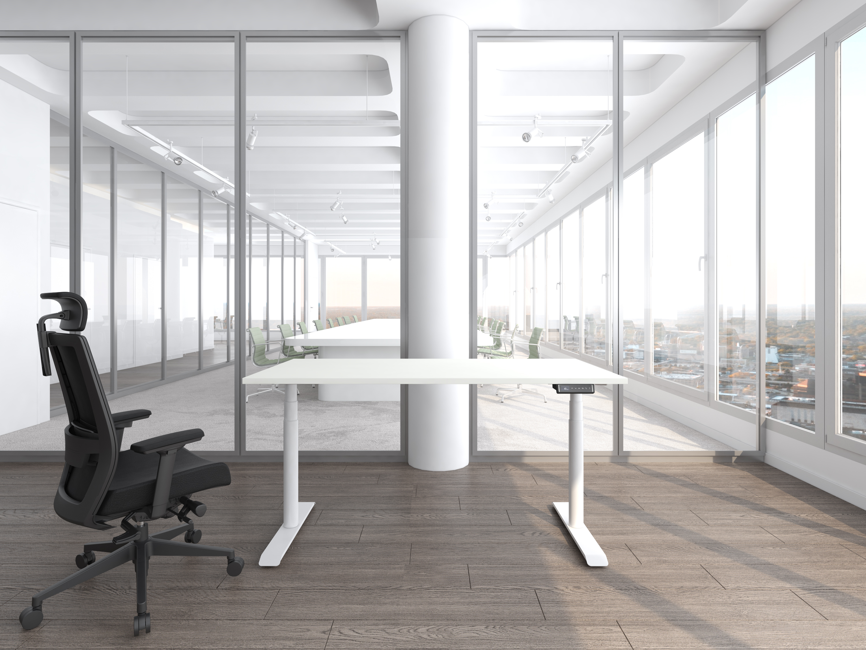 Ring White frame with white tabletop