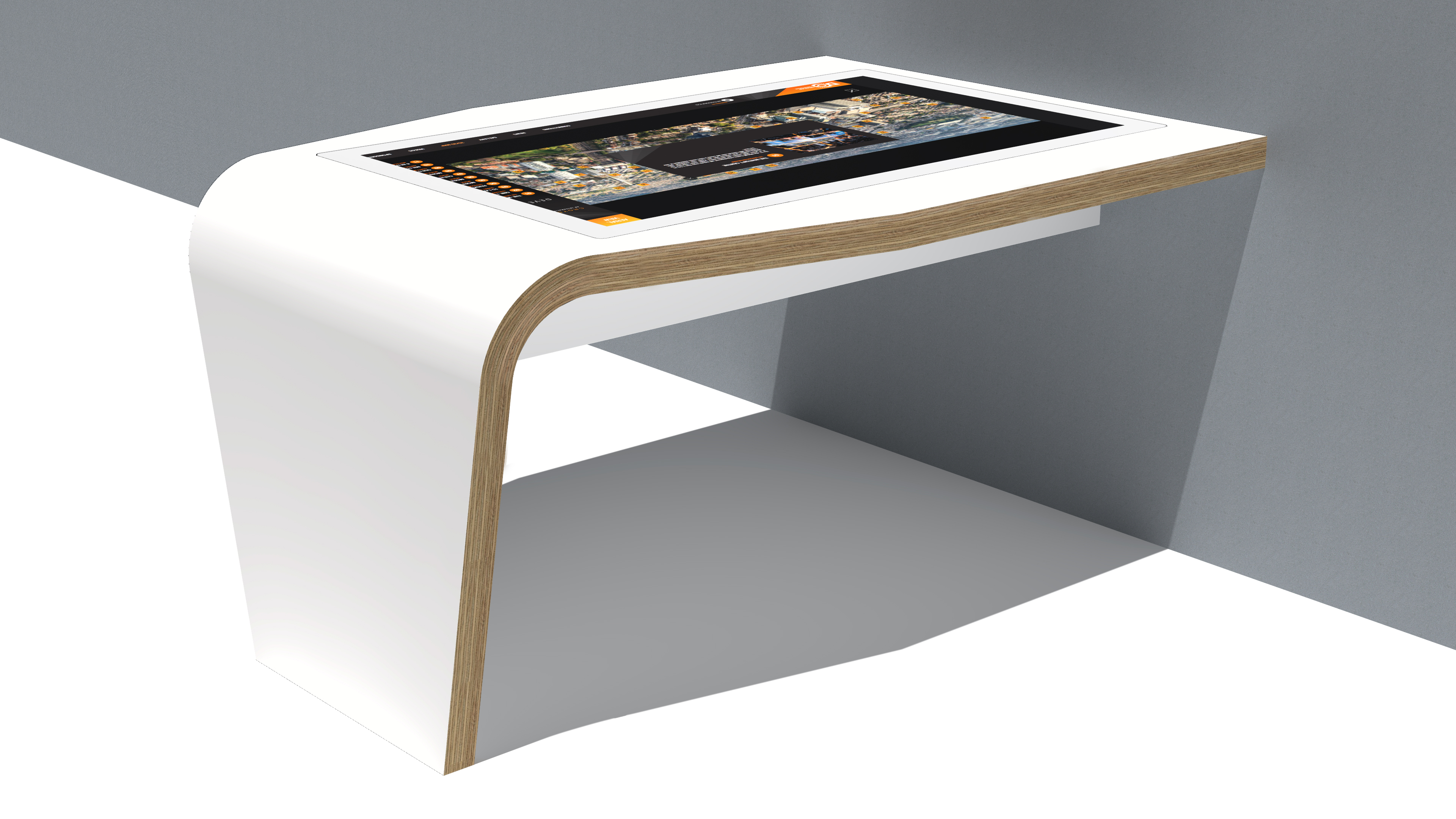 Table Waterfall Tech Leg Edge detail2