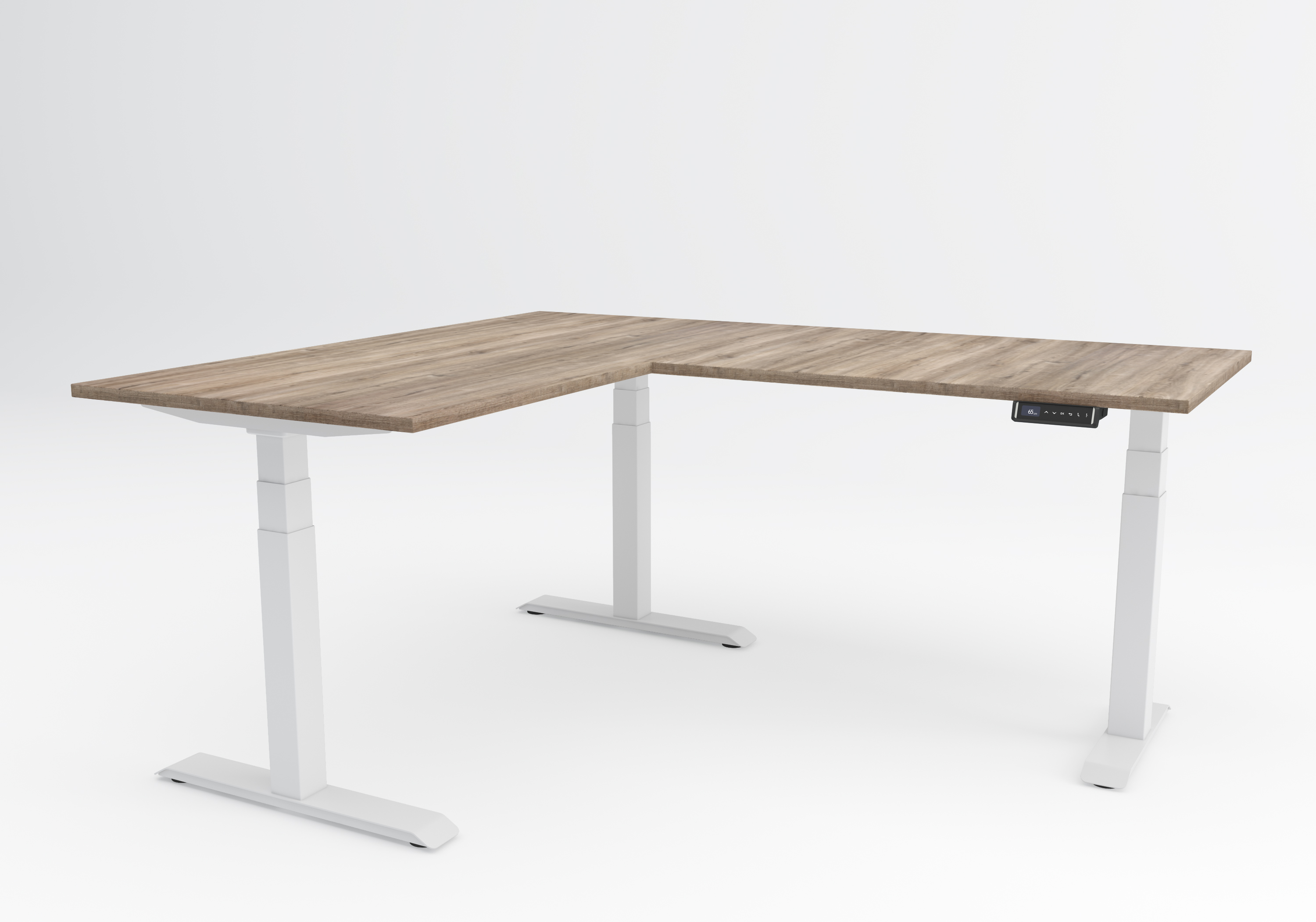 Twist White frame with logan tabletop