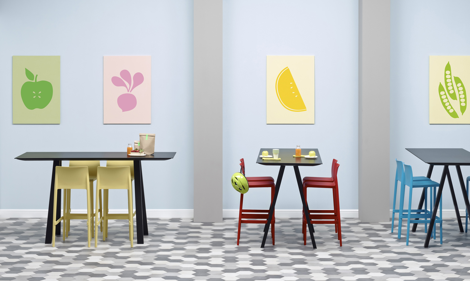 VOLT 678 GI RO BL+ARKI TABLE ARK107 NERO COI NE low