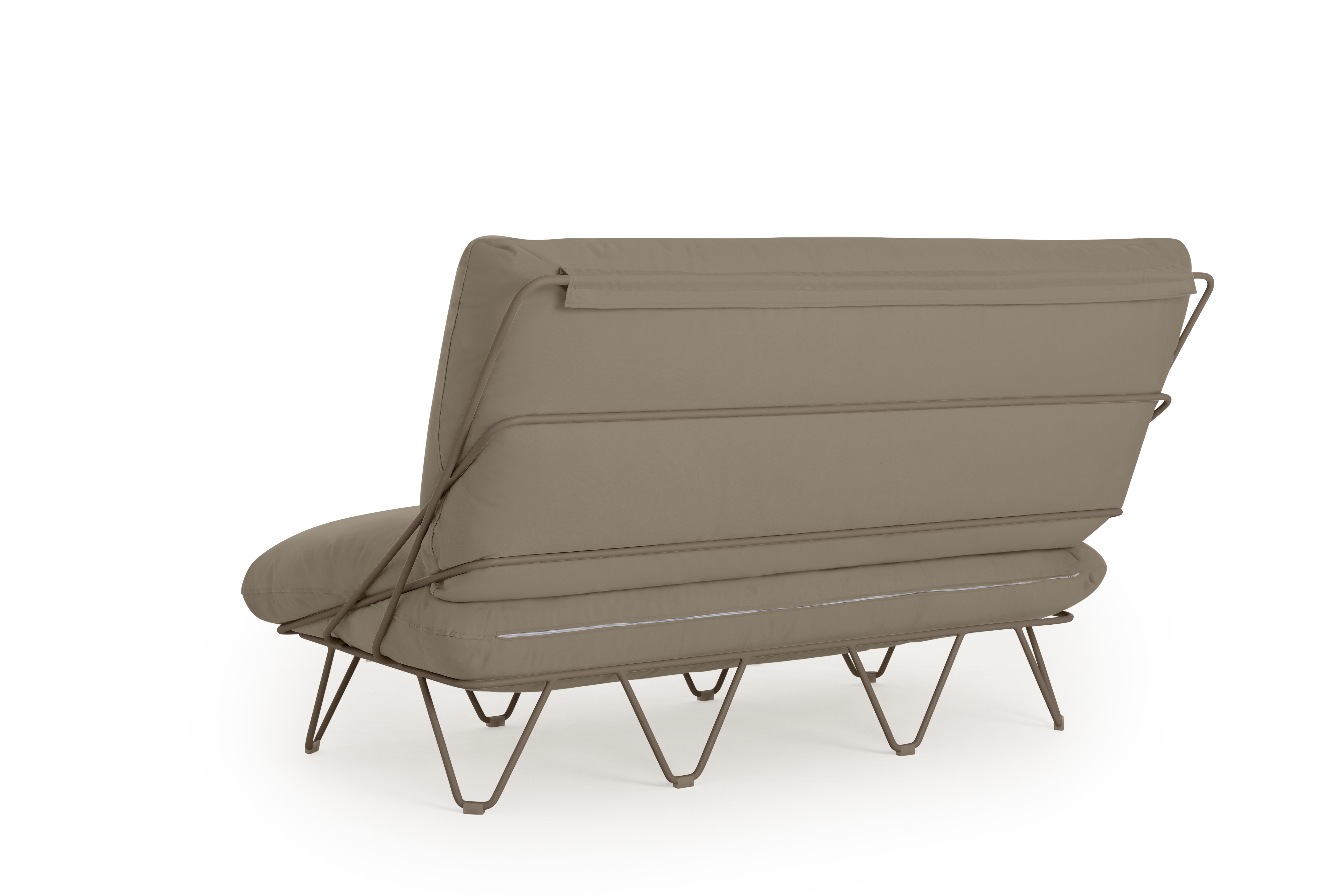 Valentina 2 seat sofa back plain bronze