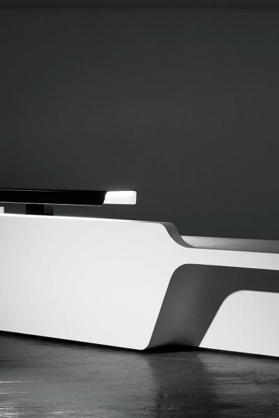 Mono Modular Reception Desk in Solid Surface