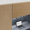 Oasis Linear Team Booth Timber Detail 2