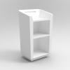 Umi Lectern with open storage2
