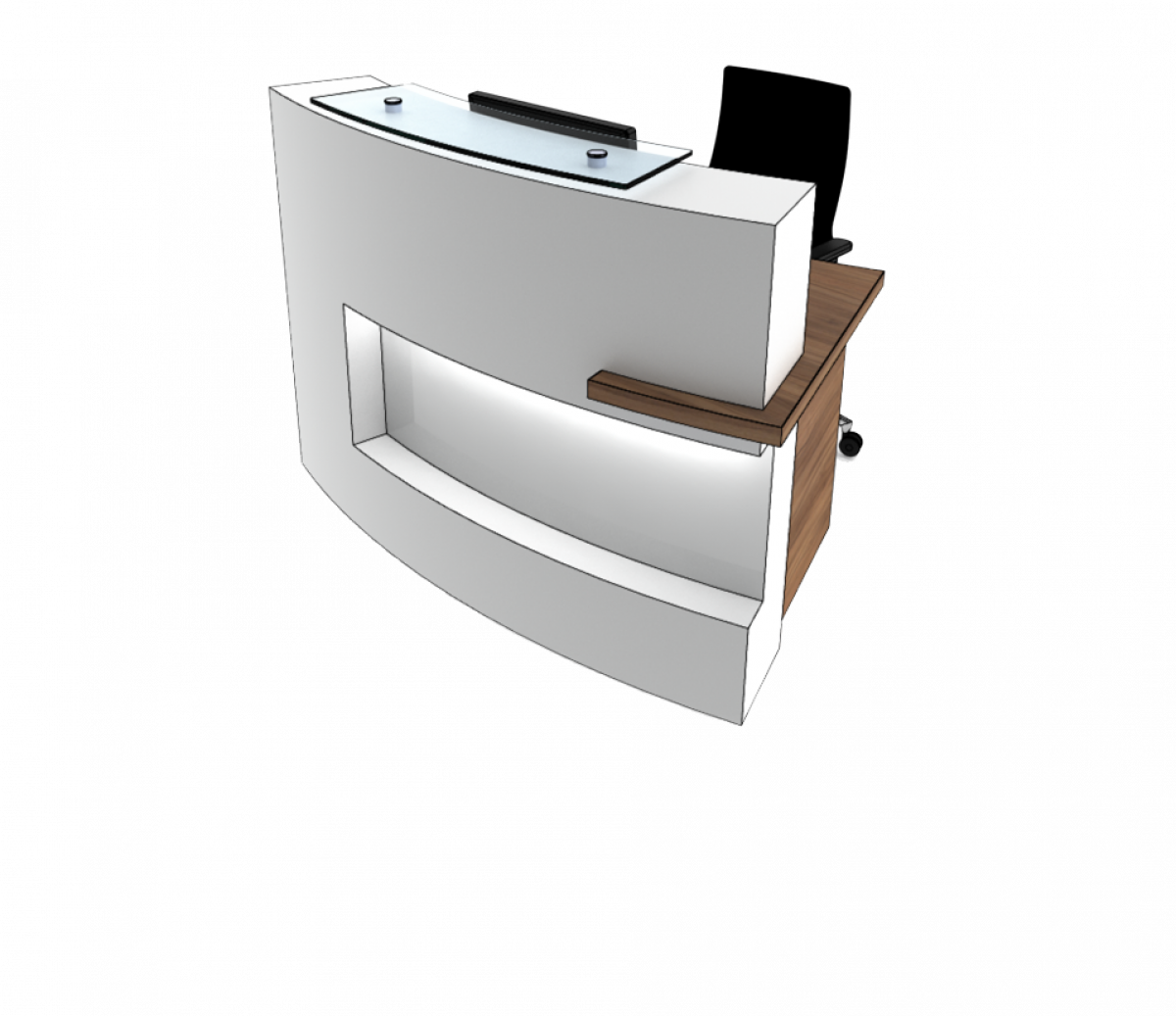 Clarke Rendall Reception Desk MSL Interiors