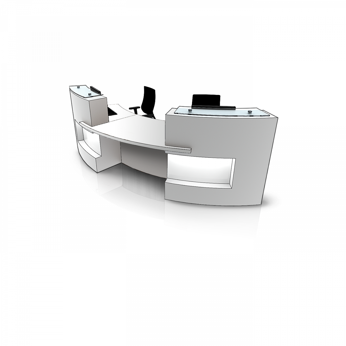 Clarke Rendall Reception Desk MSL Interiors