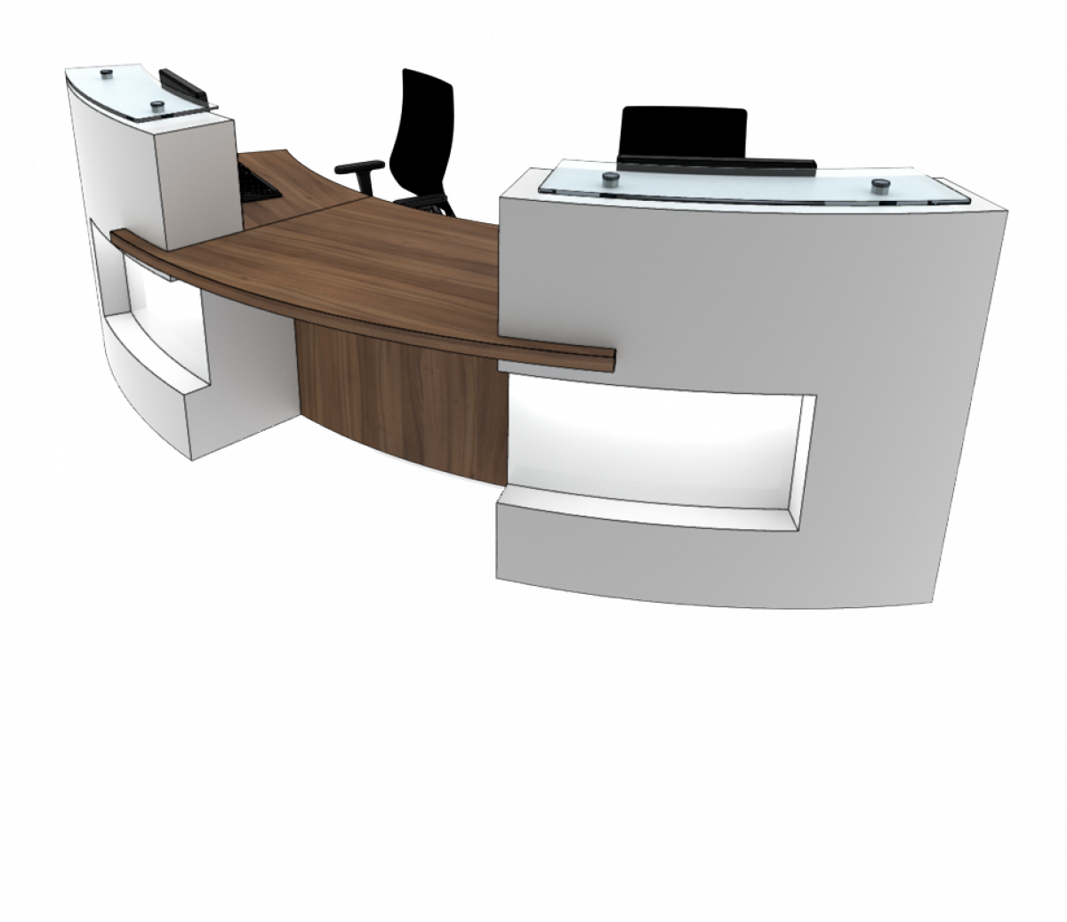 Clarke Rendall Reception Desk MSL Interiors