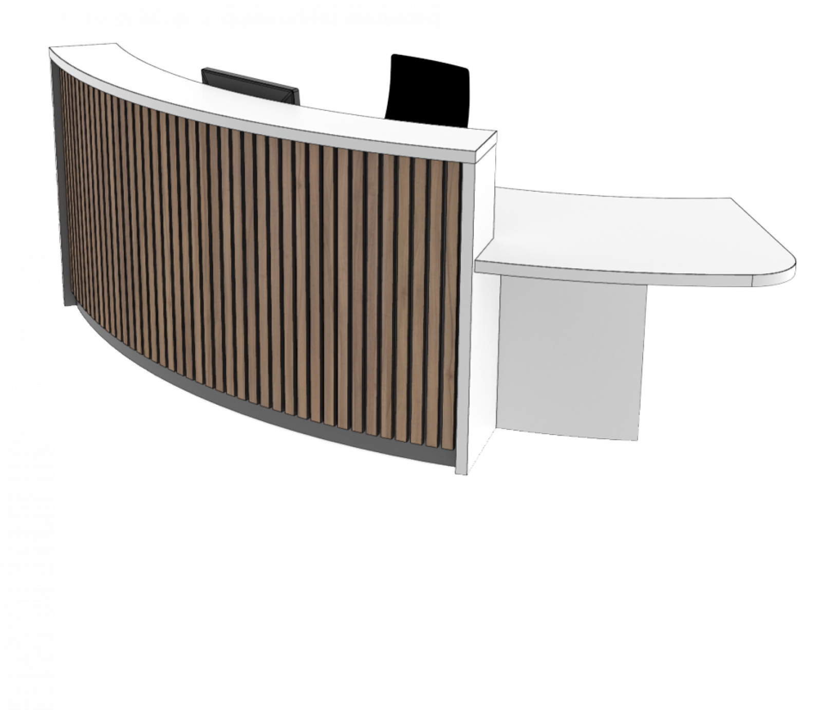 Clarke Rendall Reception Desk MSL Interiors