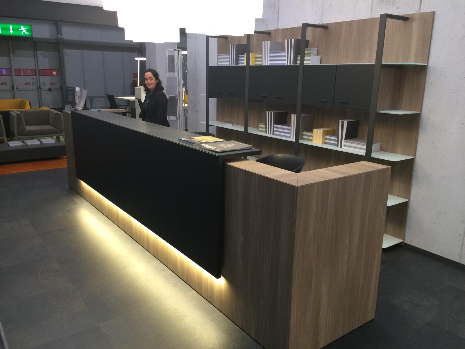 Quadrifoglio Z2 Reception Counter Stunning Italian Reception Desk