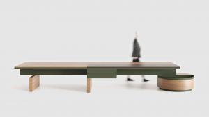 Loos Executive Desk by BK Contract
