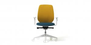 Skin White Swivel Chair by Diemme 