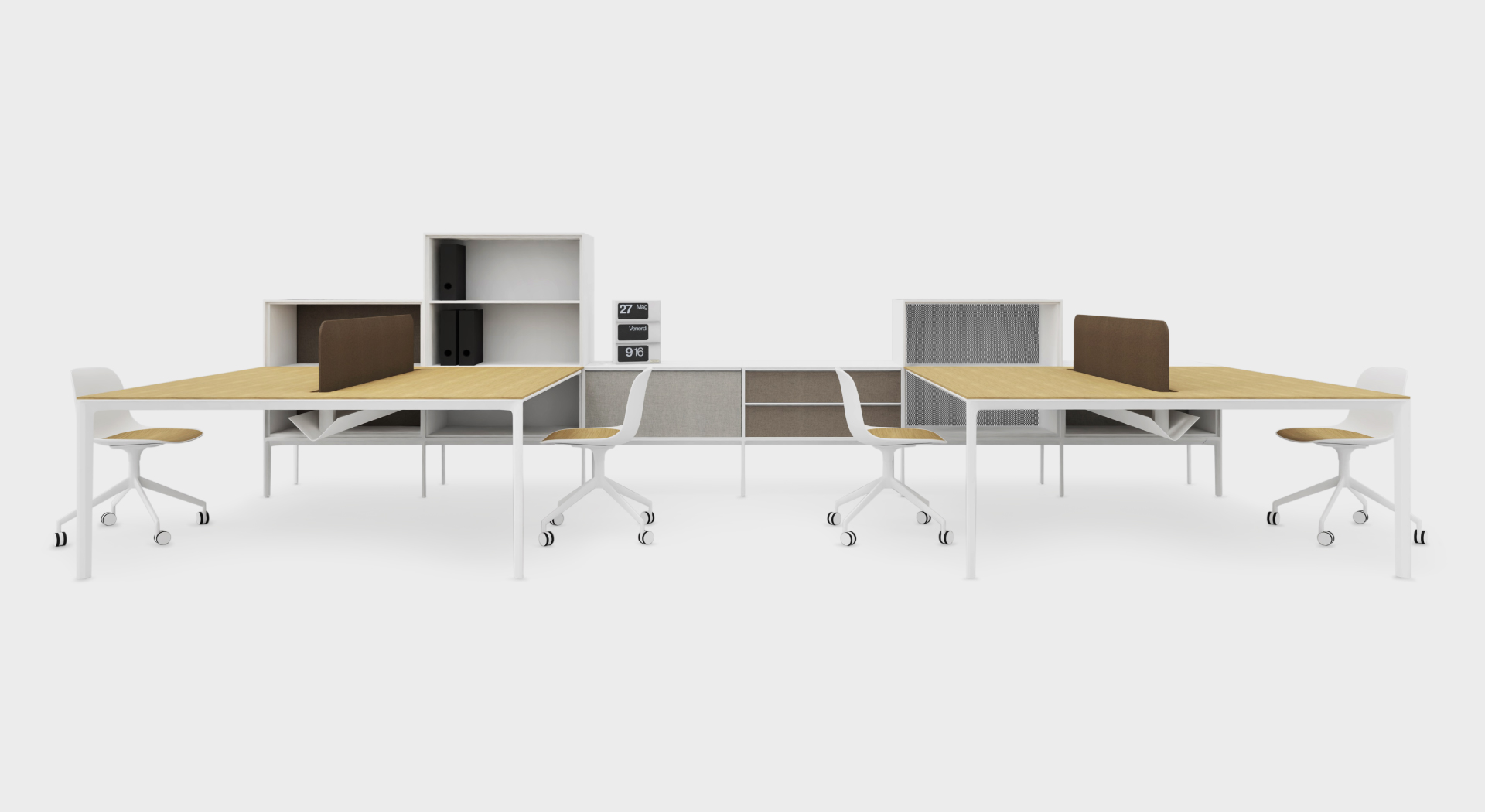 add system modular workstations+seats