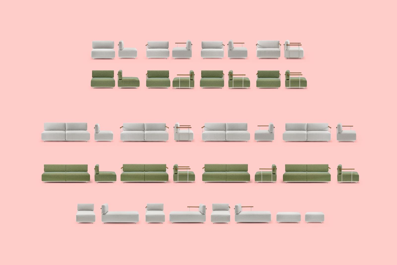 arki sofa family postcard