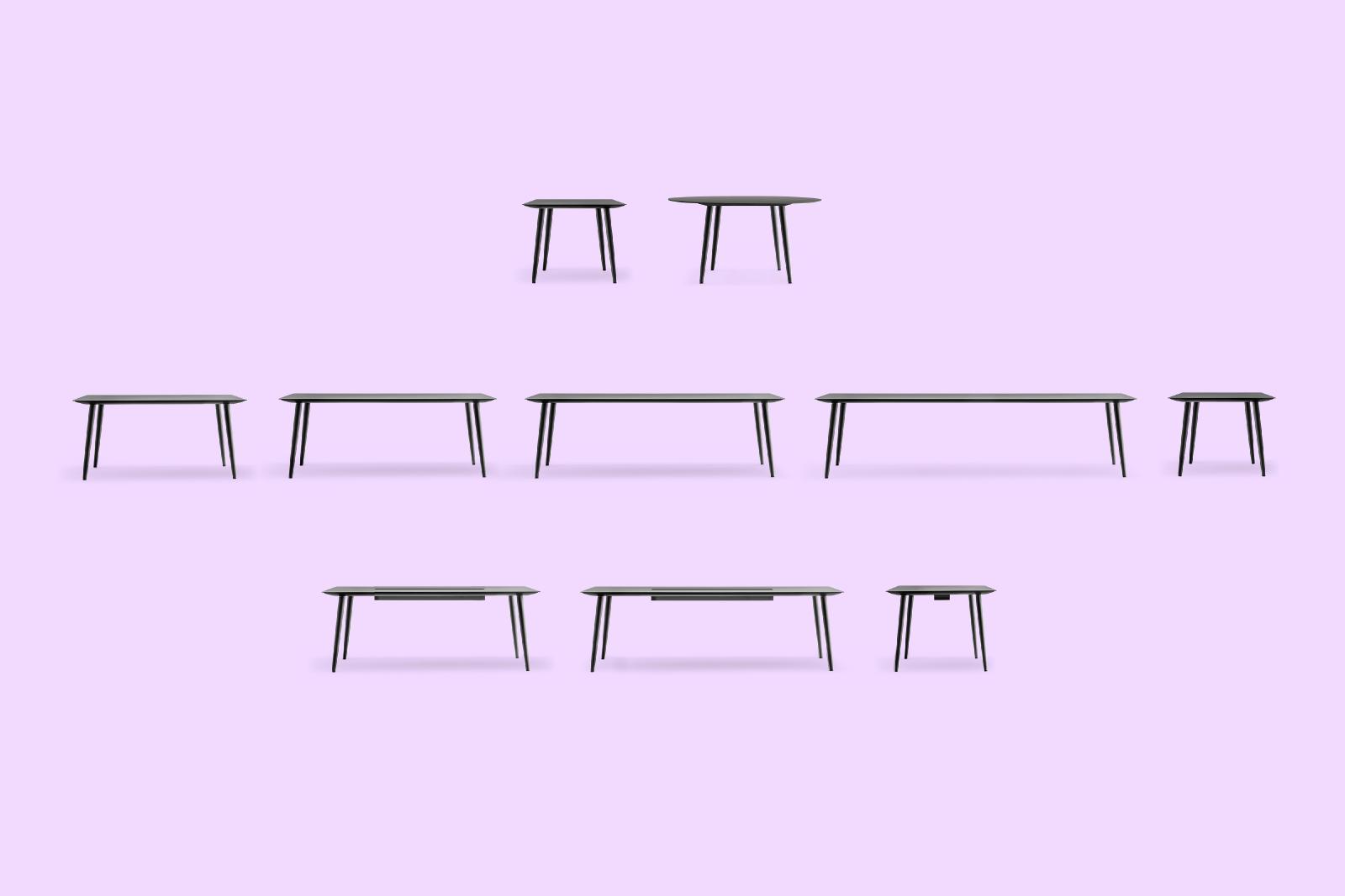 babila table family postcard