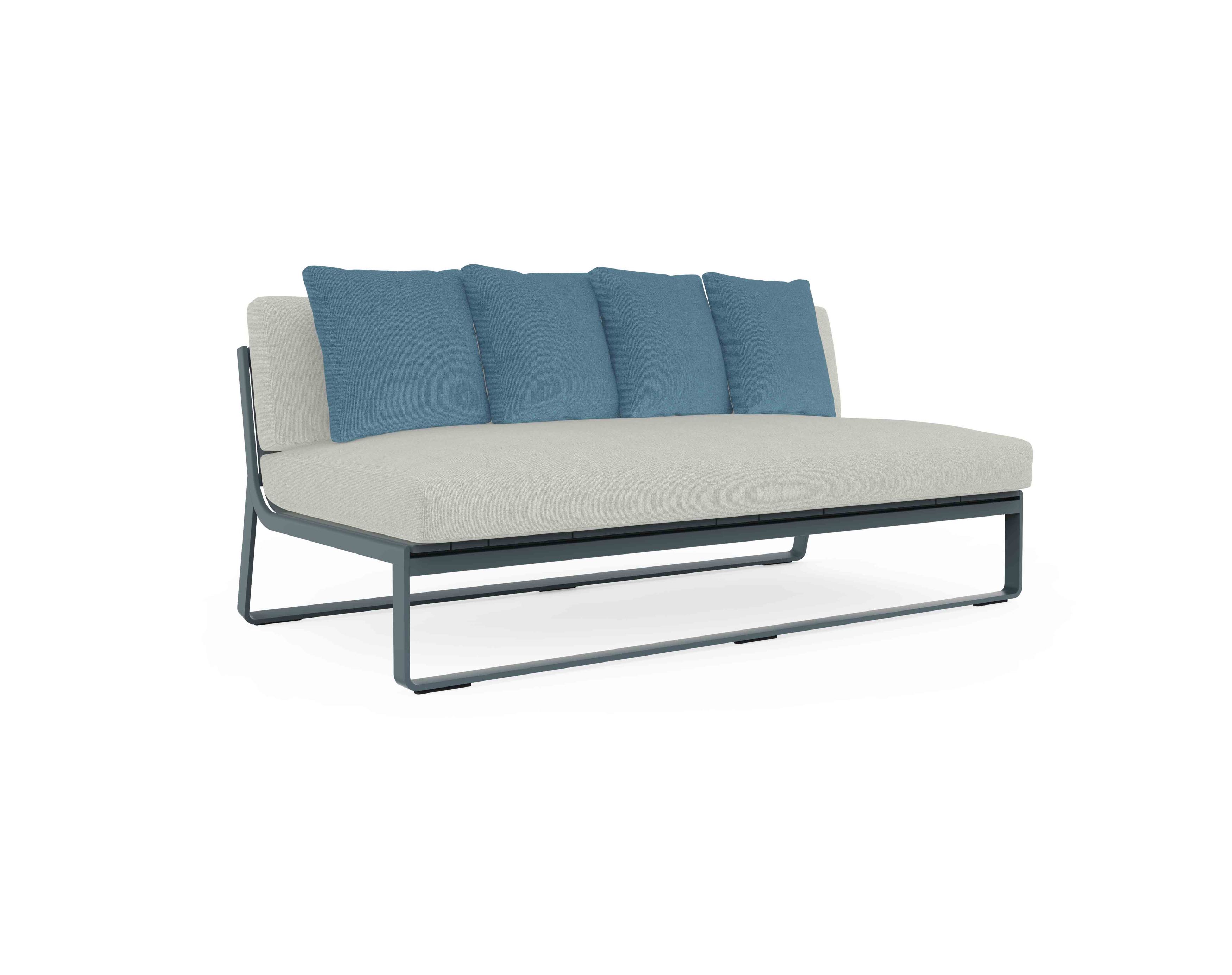 flat sectional 4 anthracite product image 1