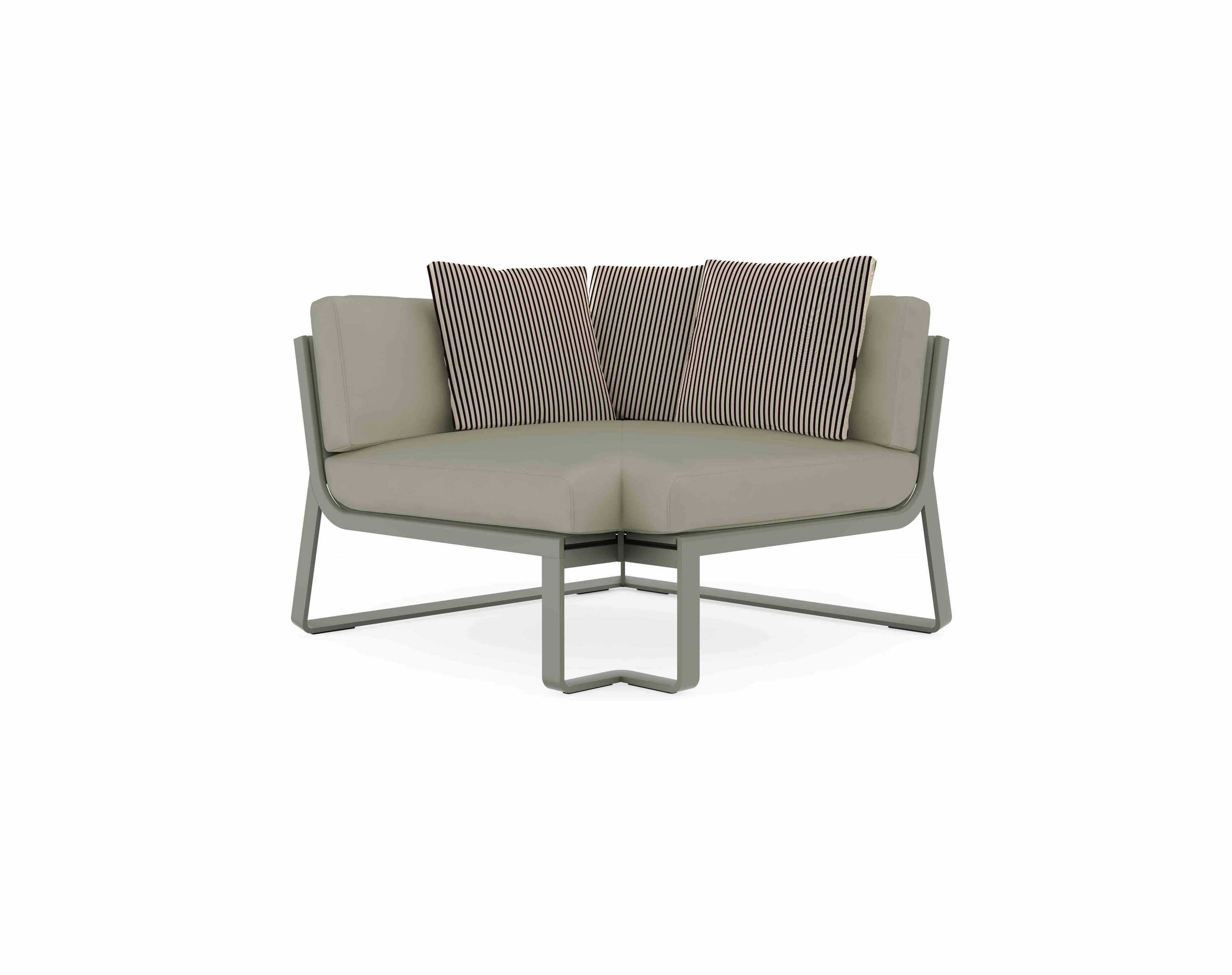 flat sectional 6 cement grey product image 1