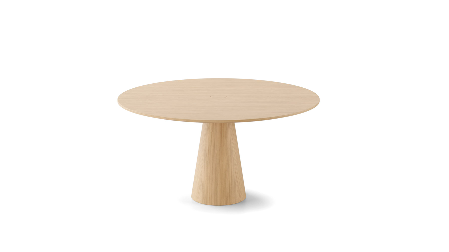 mesa conica d150 roble