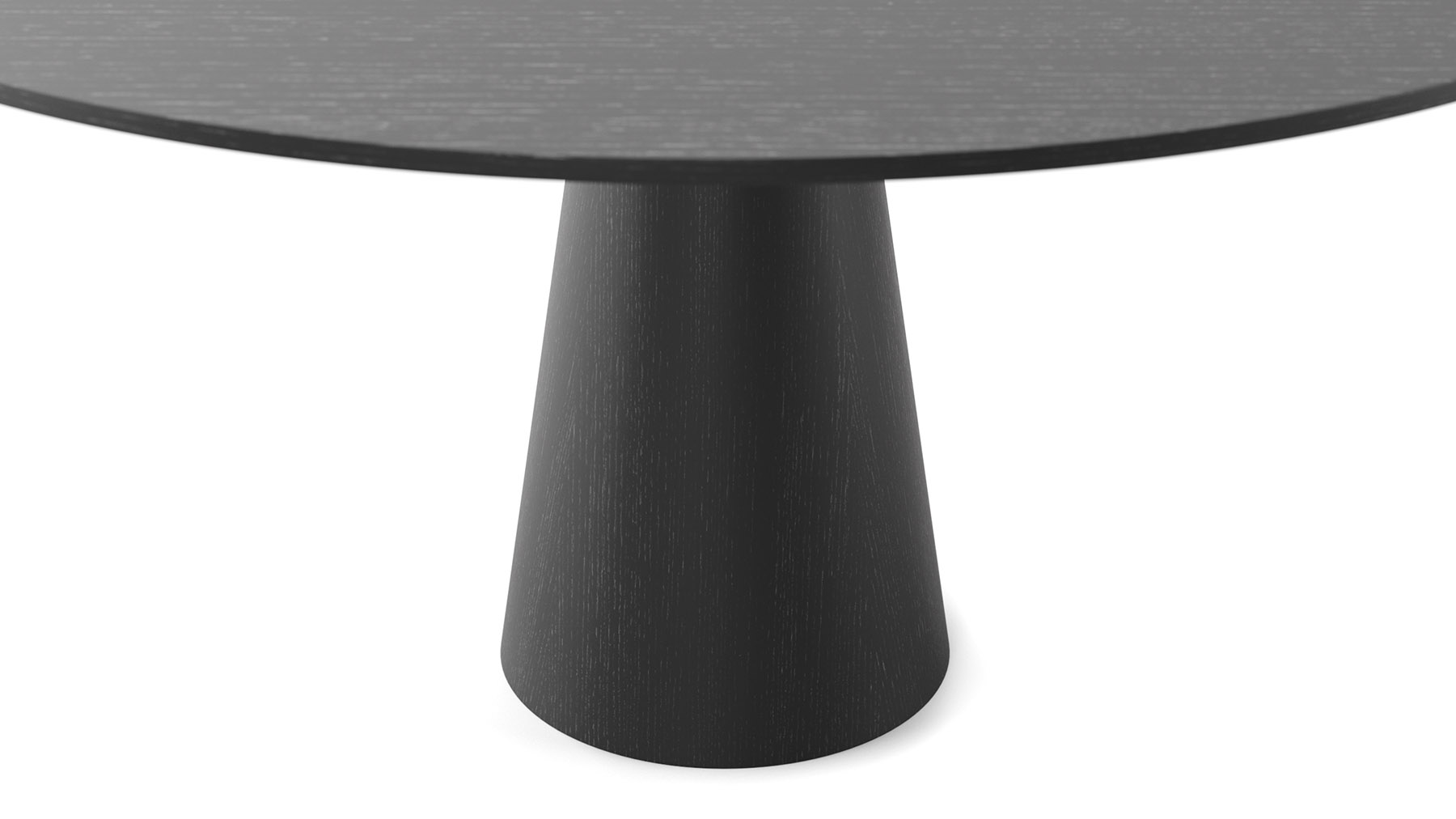 mesa conica detalle wenge