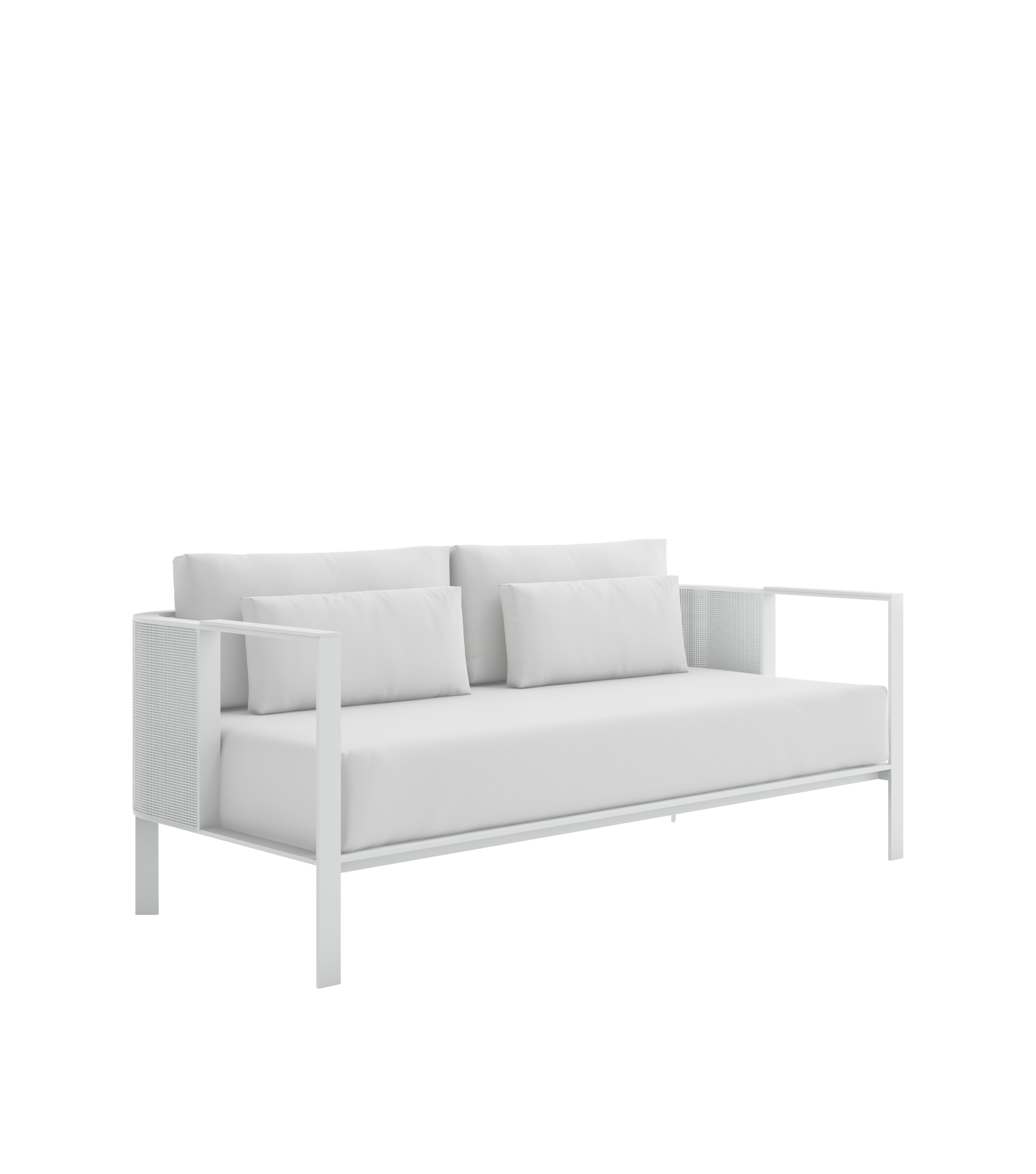 solanas 2 seat sofa white 1