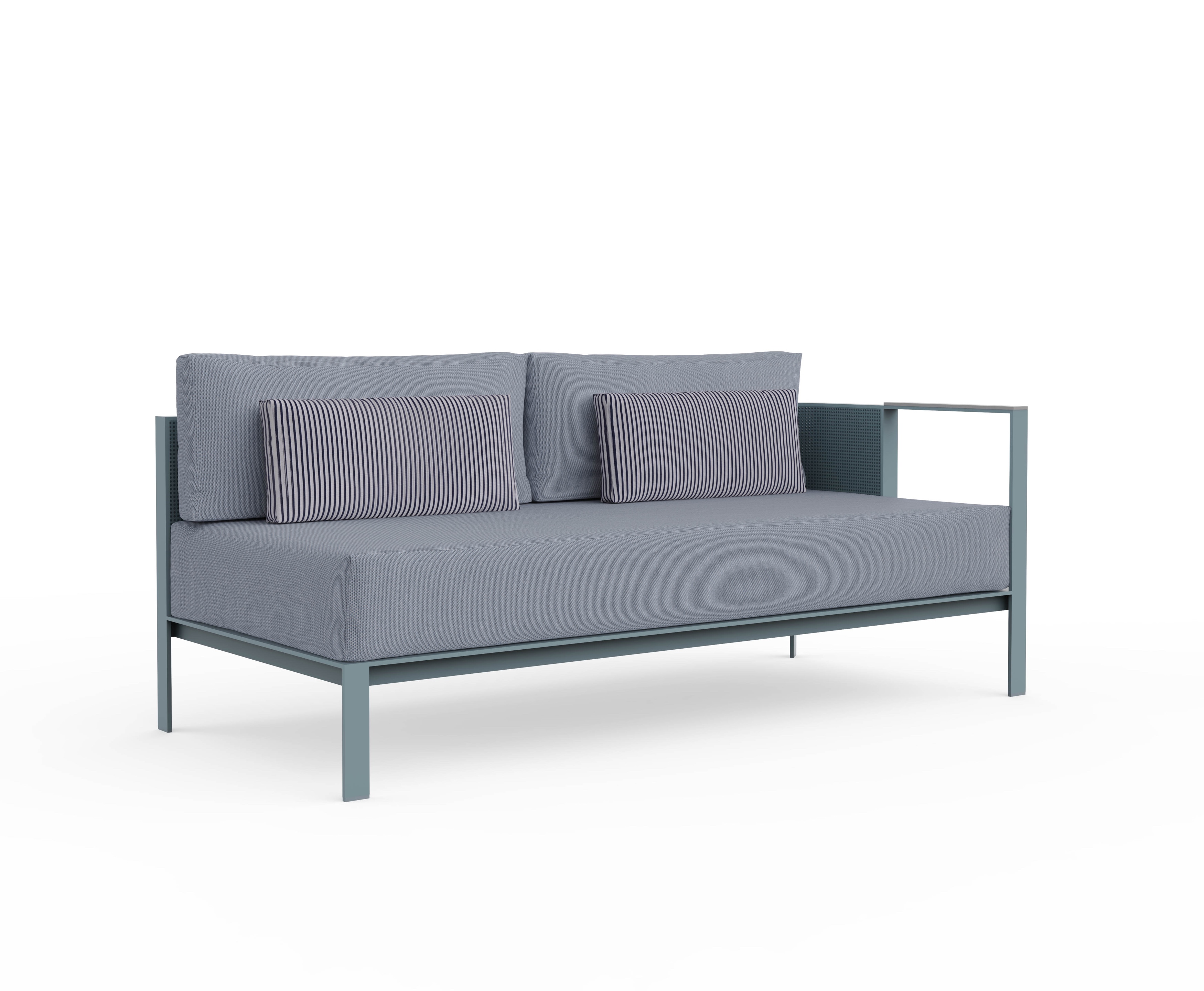 solanas sectional 1 blue grey