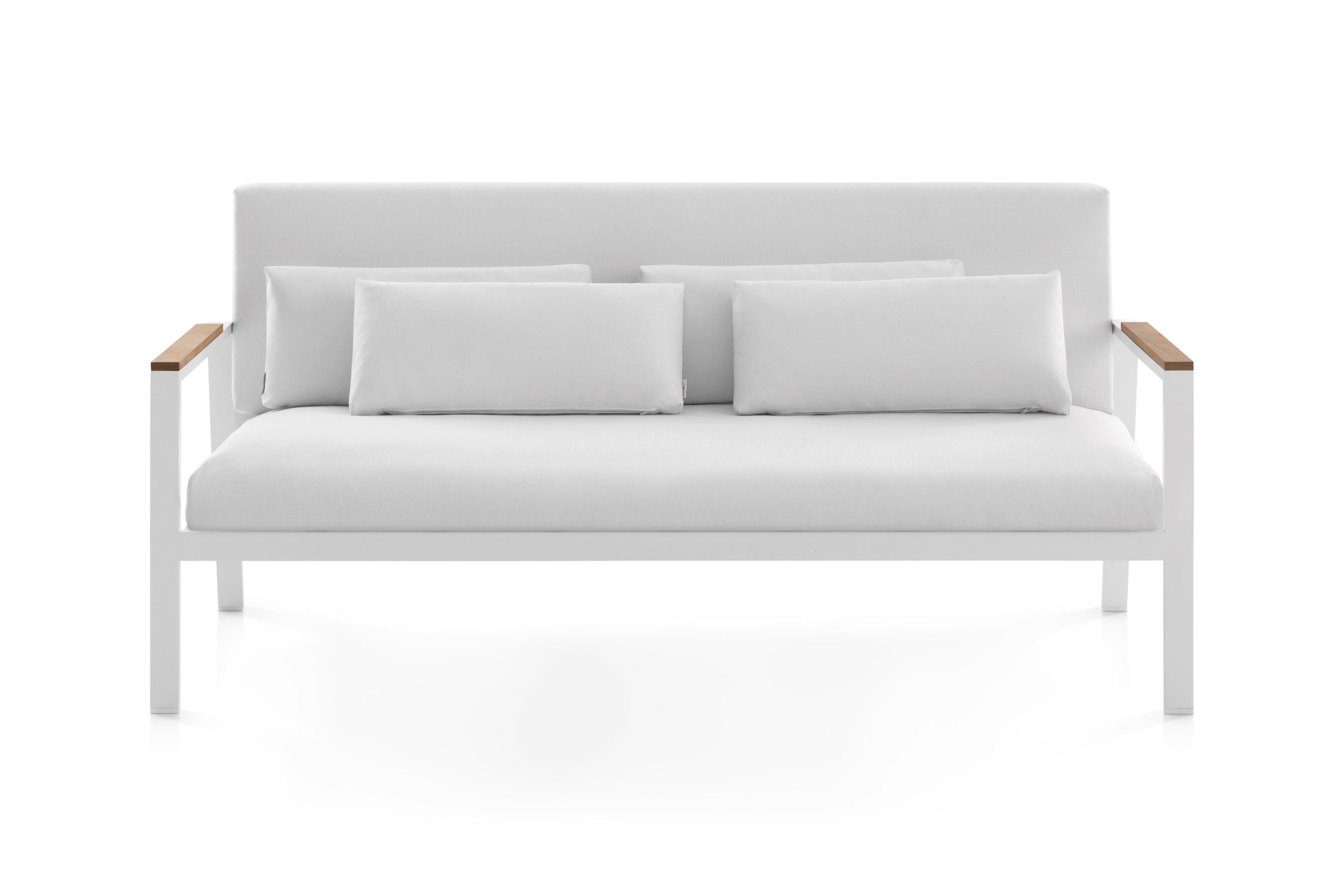 timeless 2 seat sofa white 1