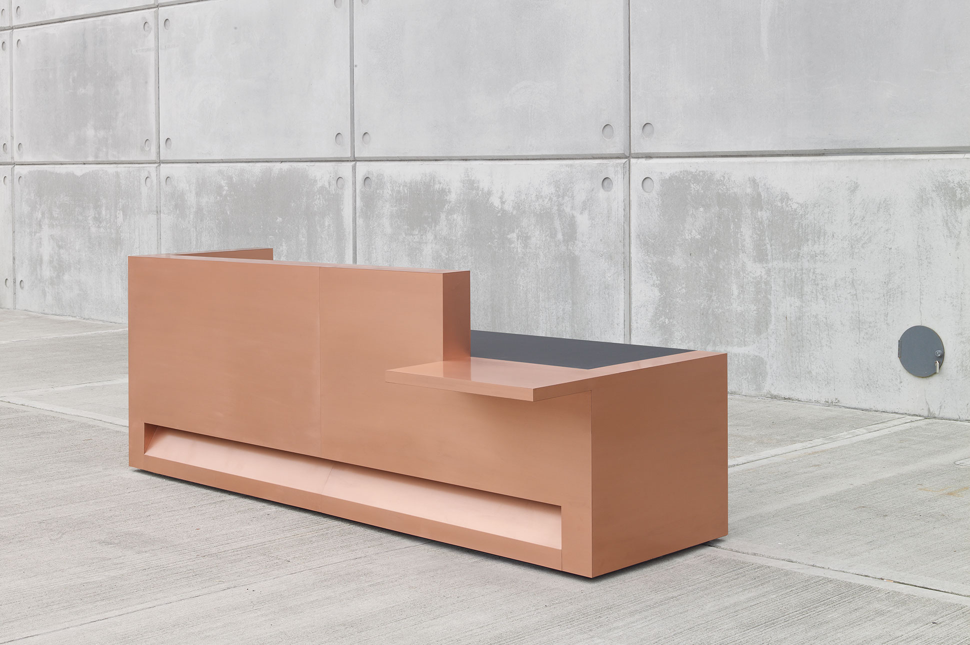 Copper Modular Reception Desk