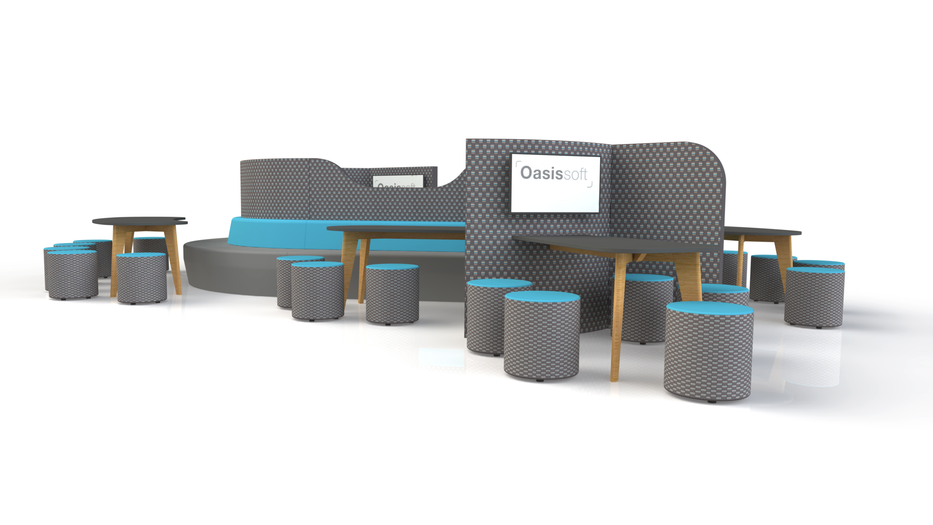 Curved Seating Meet Media v3