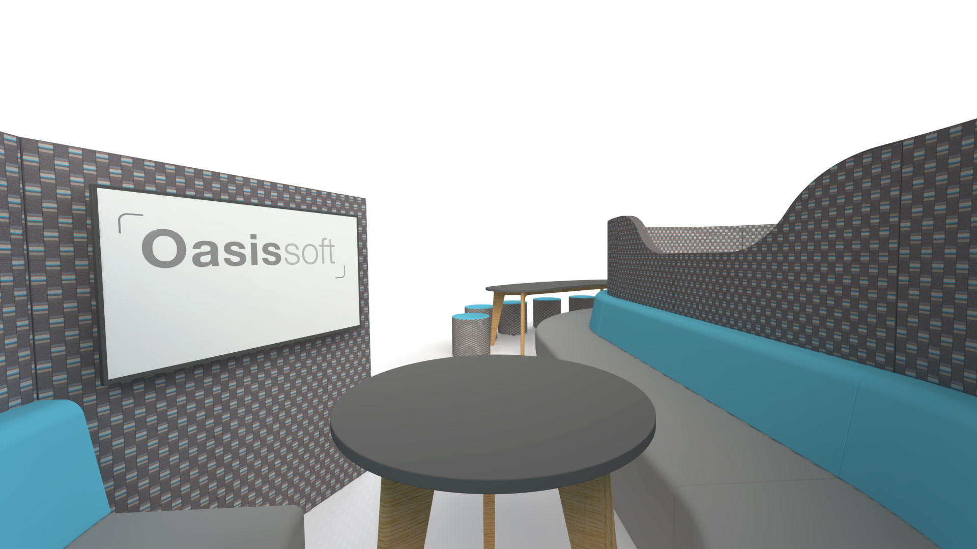 Curved Seating Meet Media v6