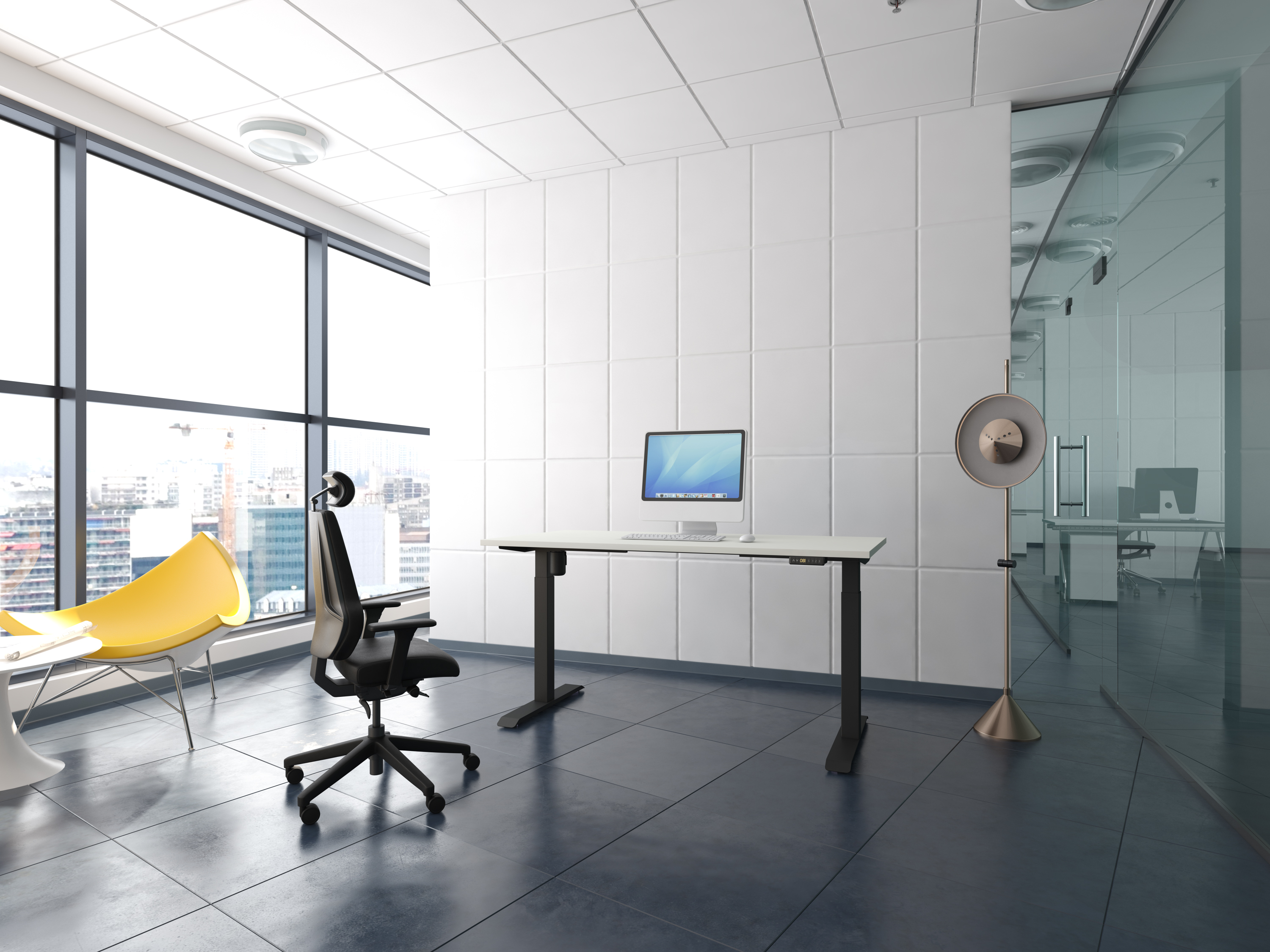 Drive Black frame with white tabletop