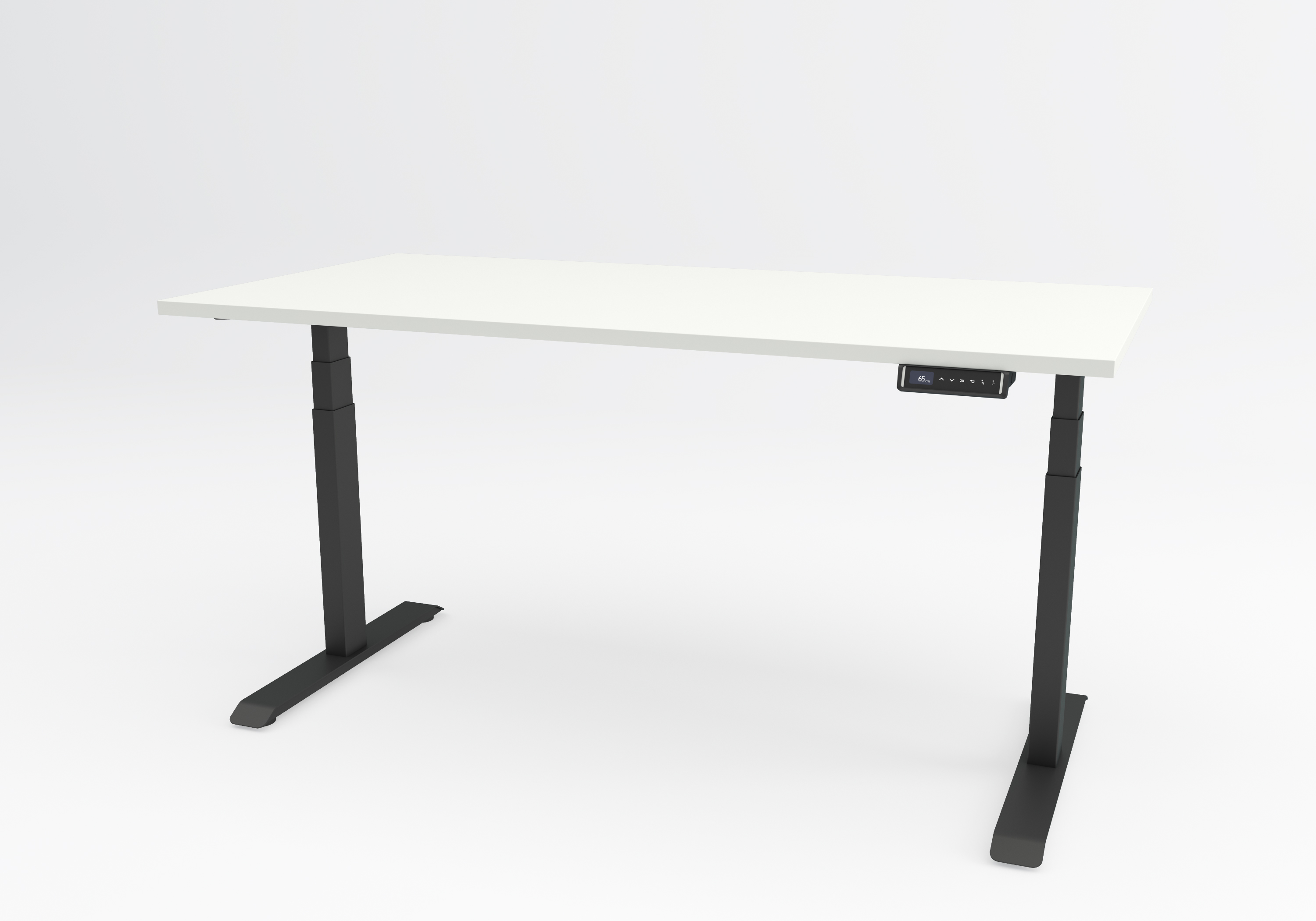 Flow Black frame with white tabletop2