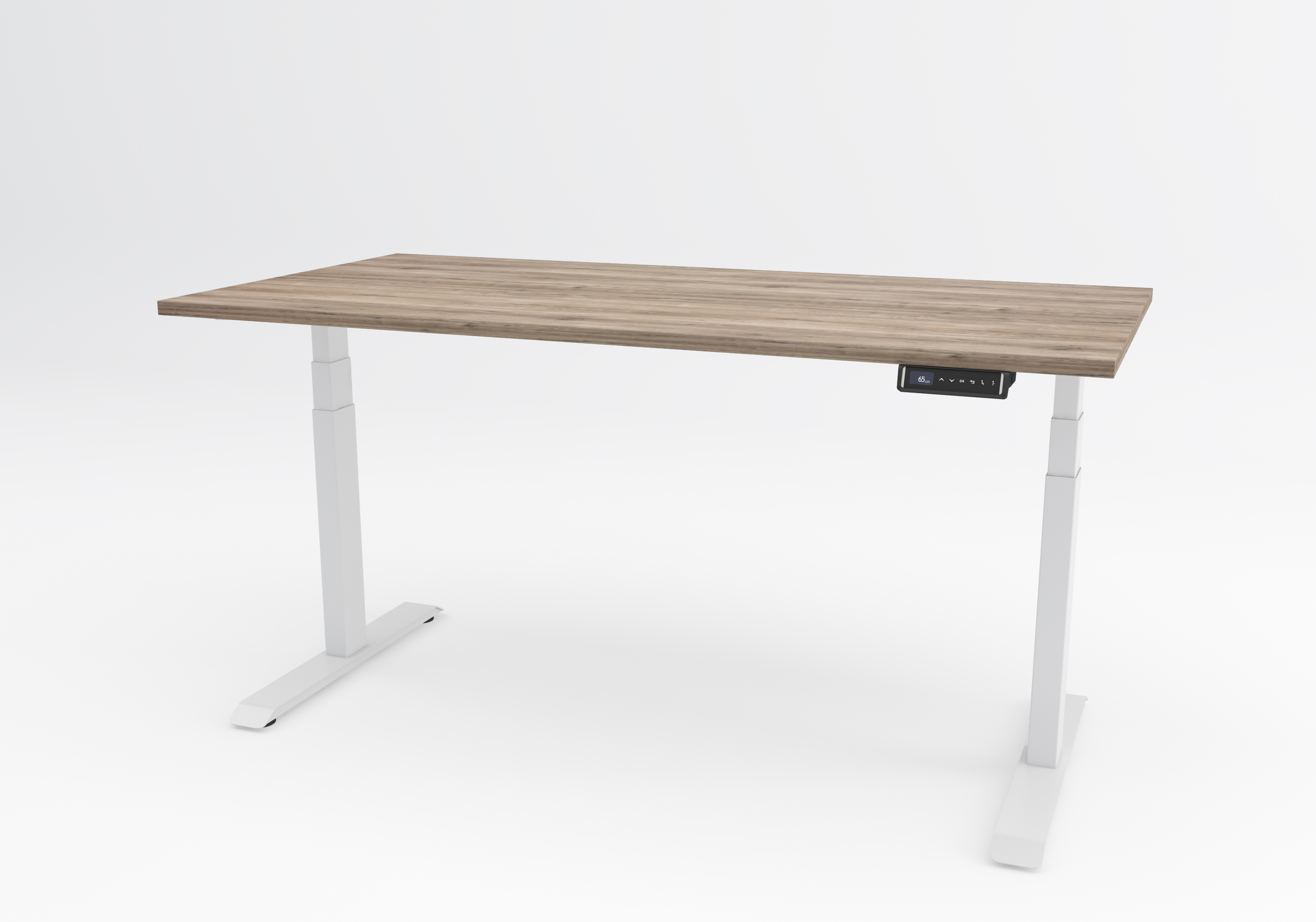 Flow White frame with logan tabletop