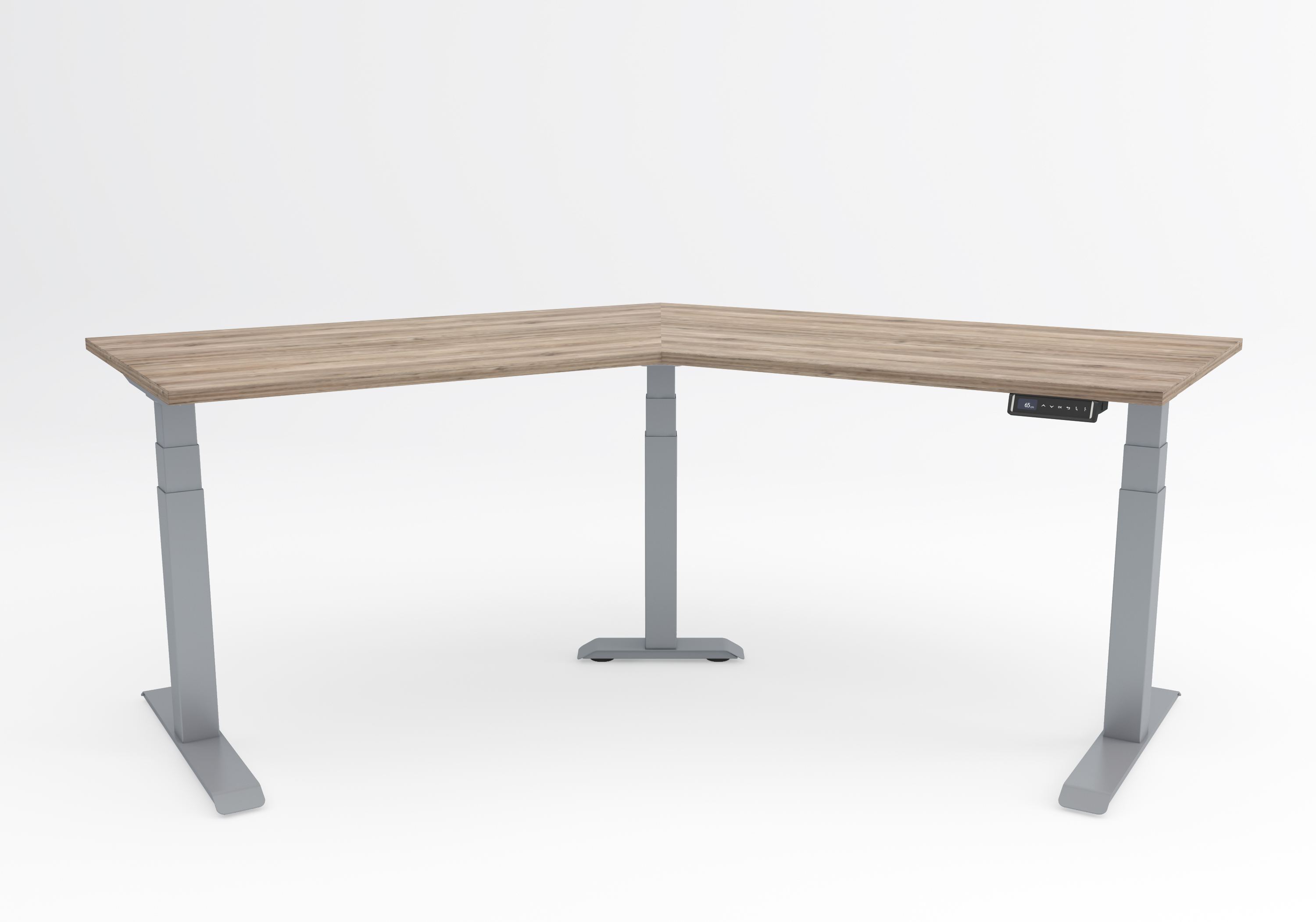 Hex Aluminium from with logan tabletop