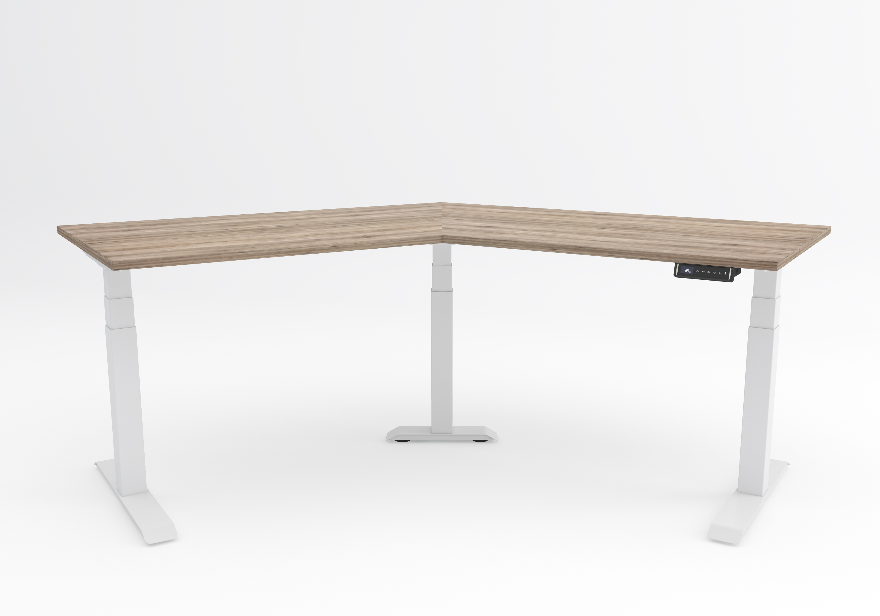 Hex White frame with logan tabletop