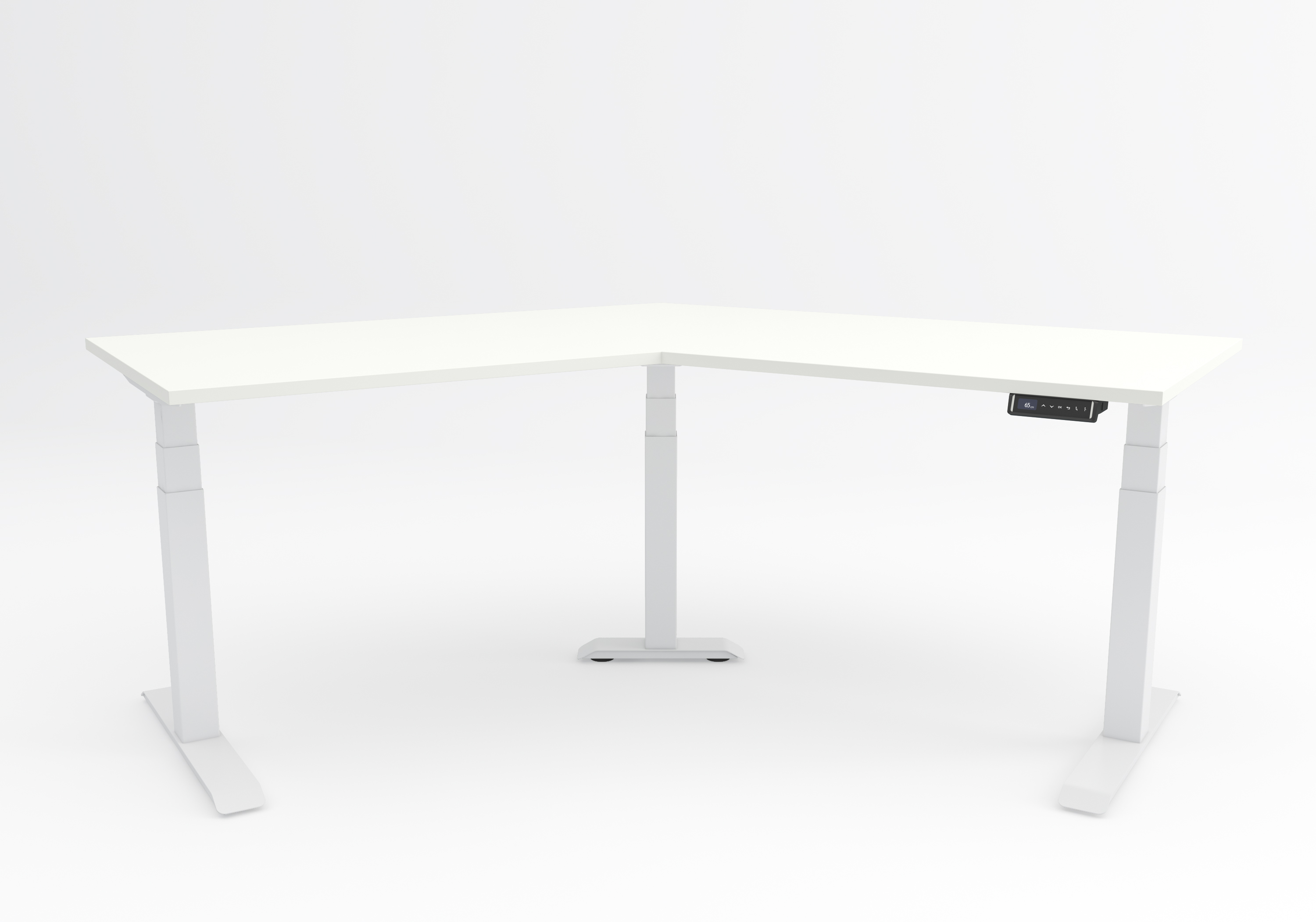 Hex White frame with white tabletop2