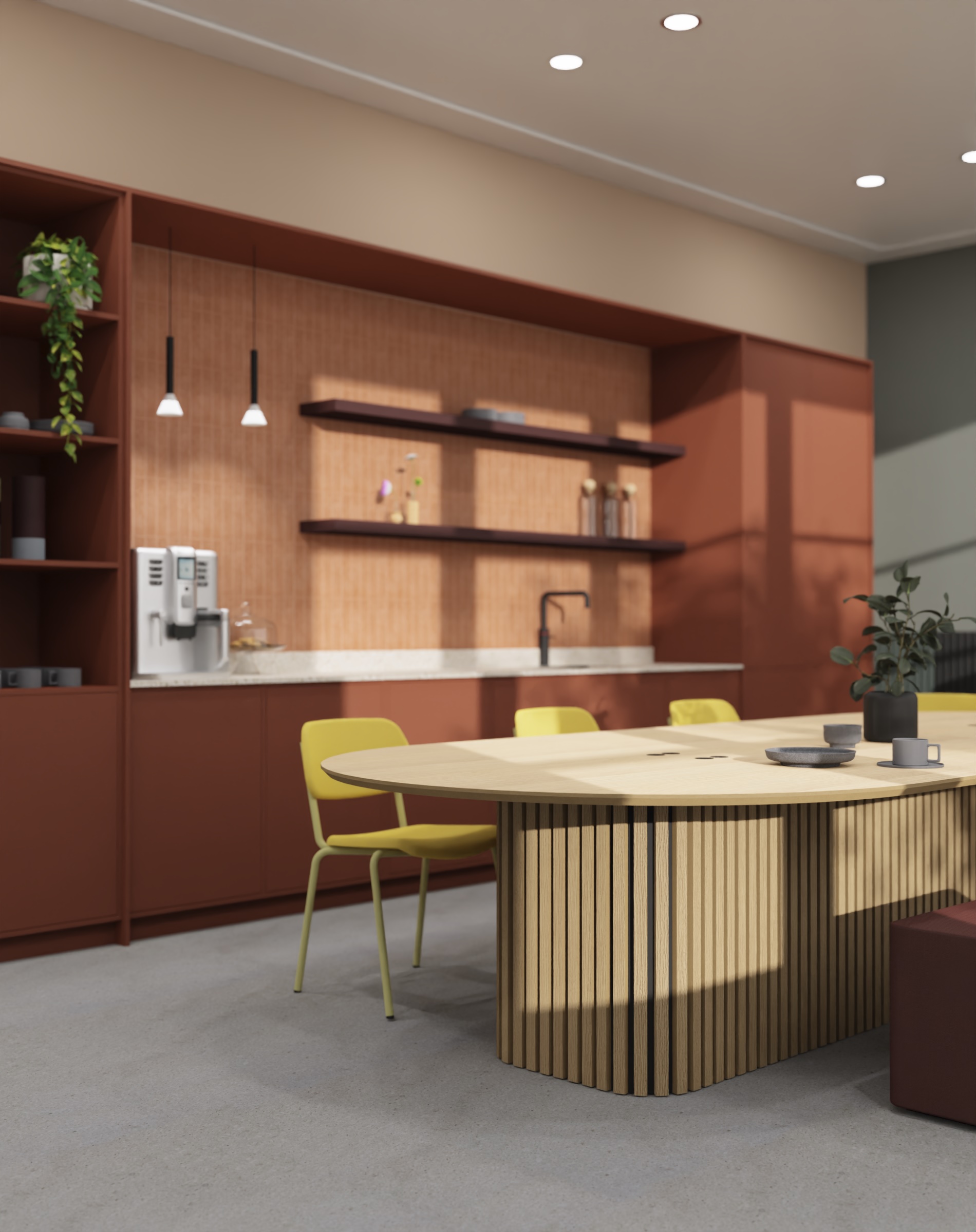 Huddle Setting 2 Kantine Closeup2