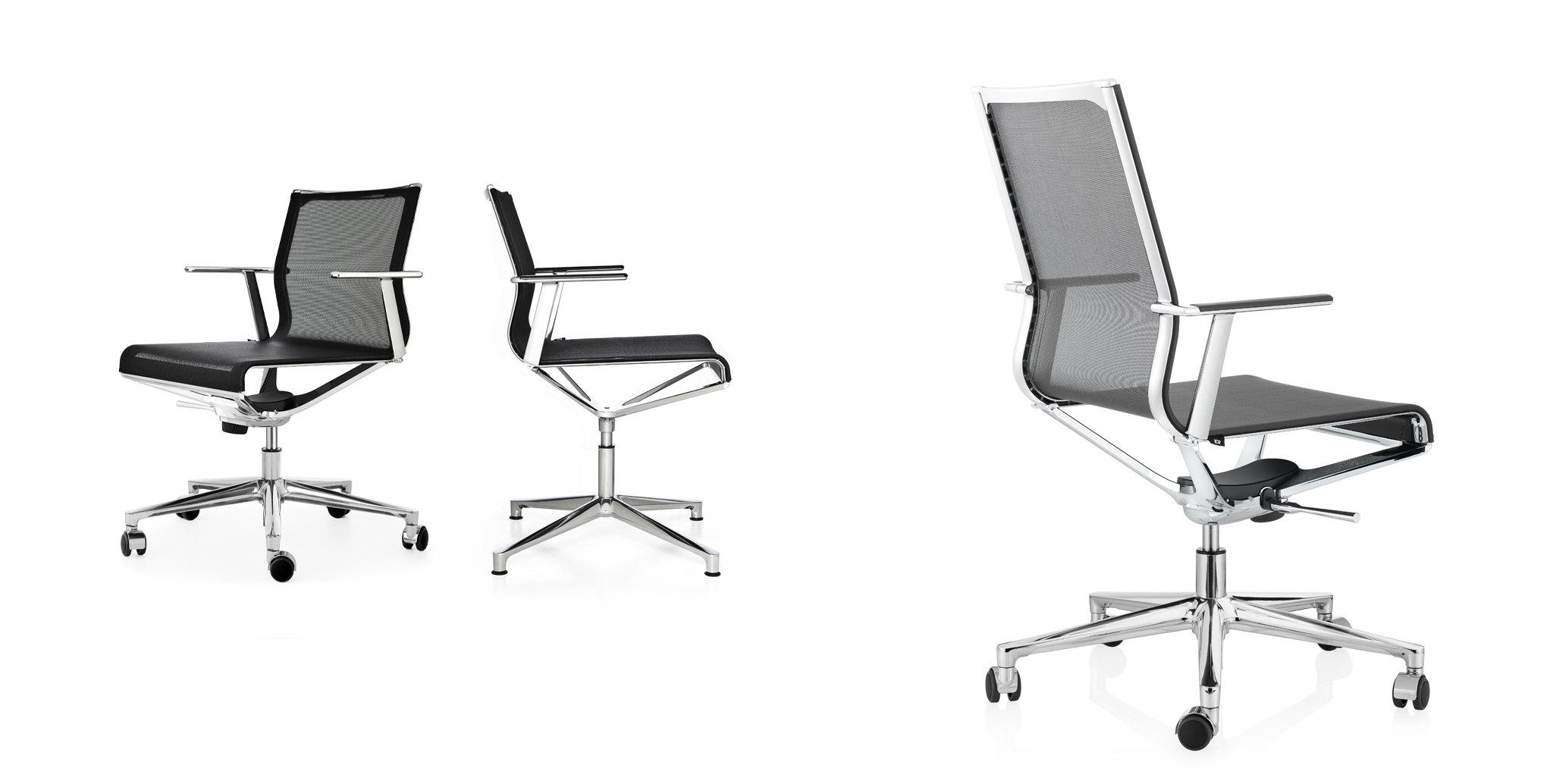 ICF office chair Stick Chair star base visitor HEA02