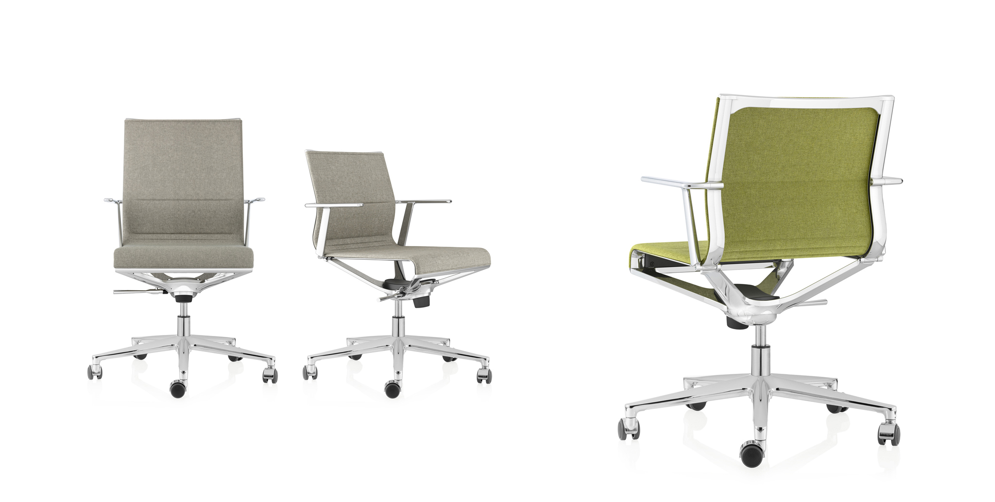 ICF office chair Stick Chair star base visitor HEA04