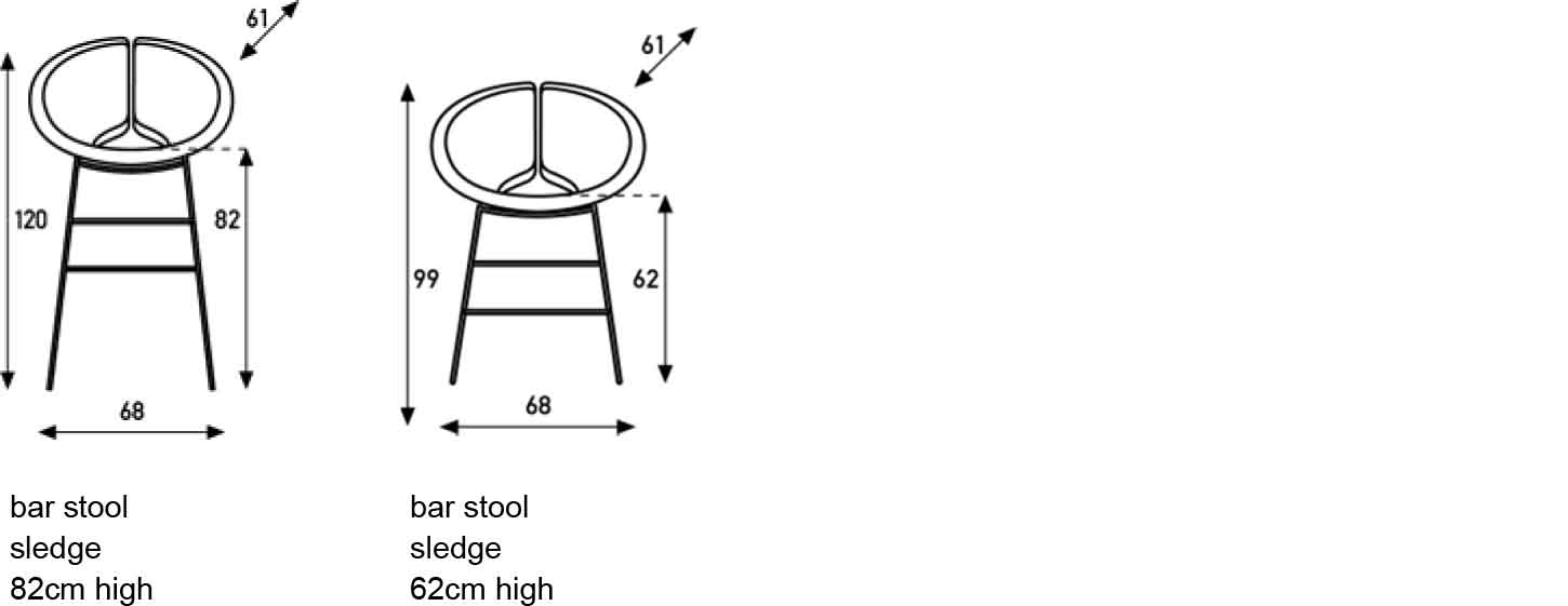 Little Apollo barstool voor EN