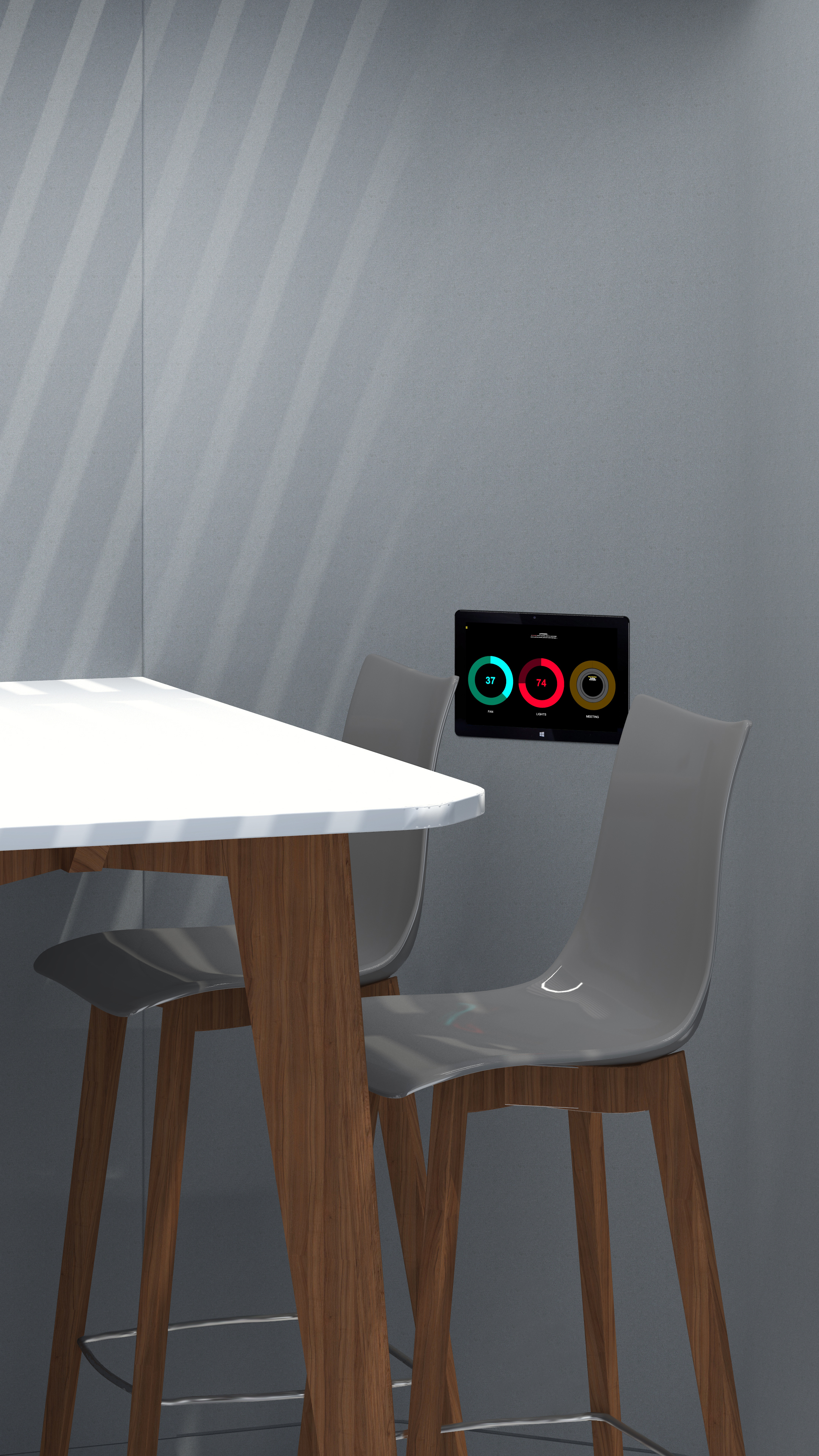 Oasis Soft Booth Team Corner detail